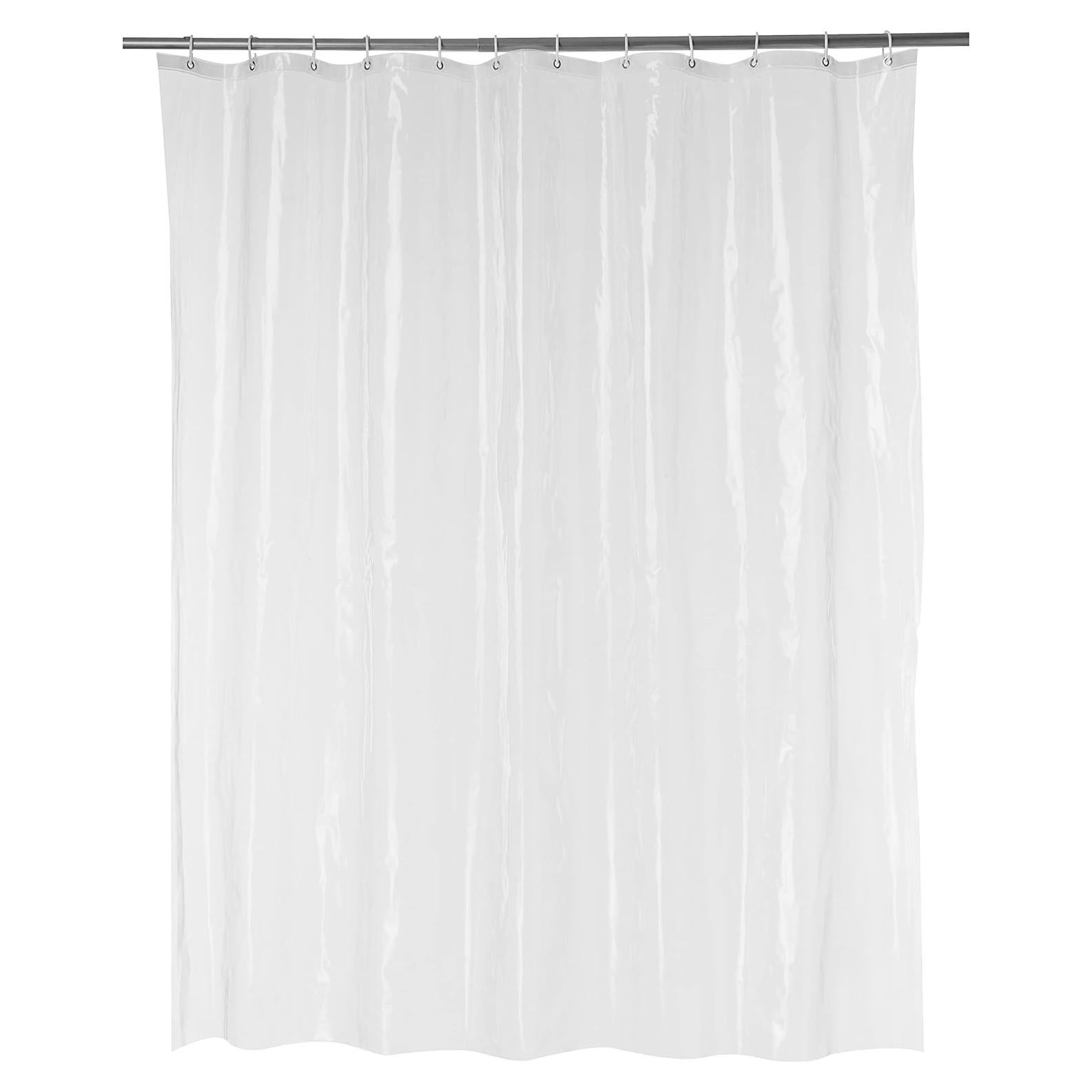 Forro de Ducha PEVA Amazon Basics 182.88x182.88 cm Impermeable