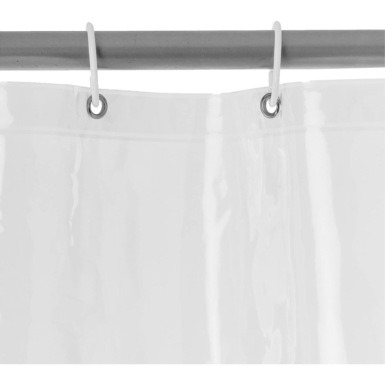 Forro de Ducha PEVA Amazon Basics 182.88x182.88 cm Impermeable