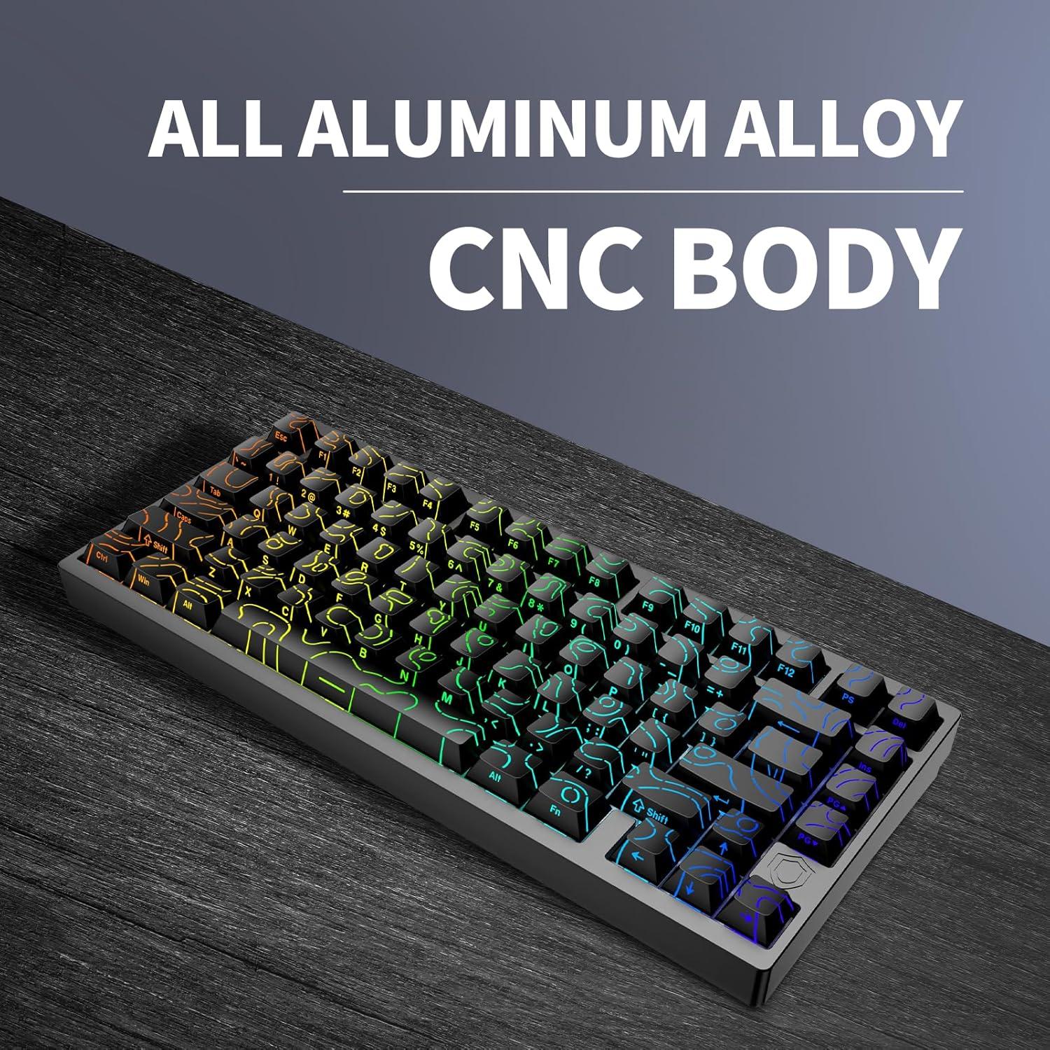 Teclado Mecánico IROK MG75PRO 81 Teclas Interruptor Magnético