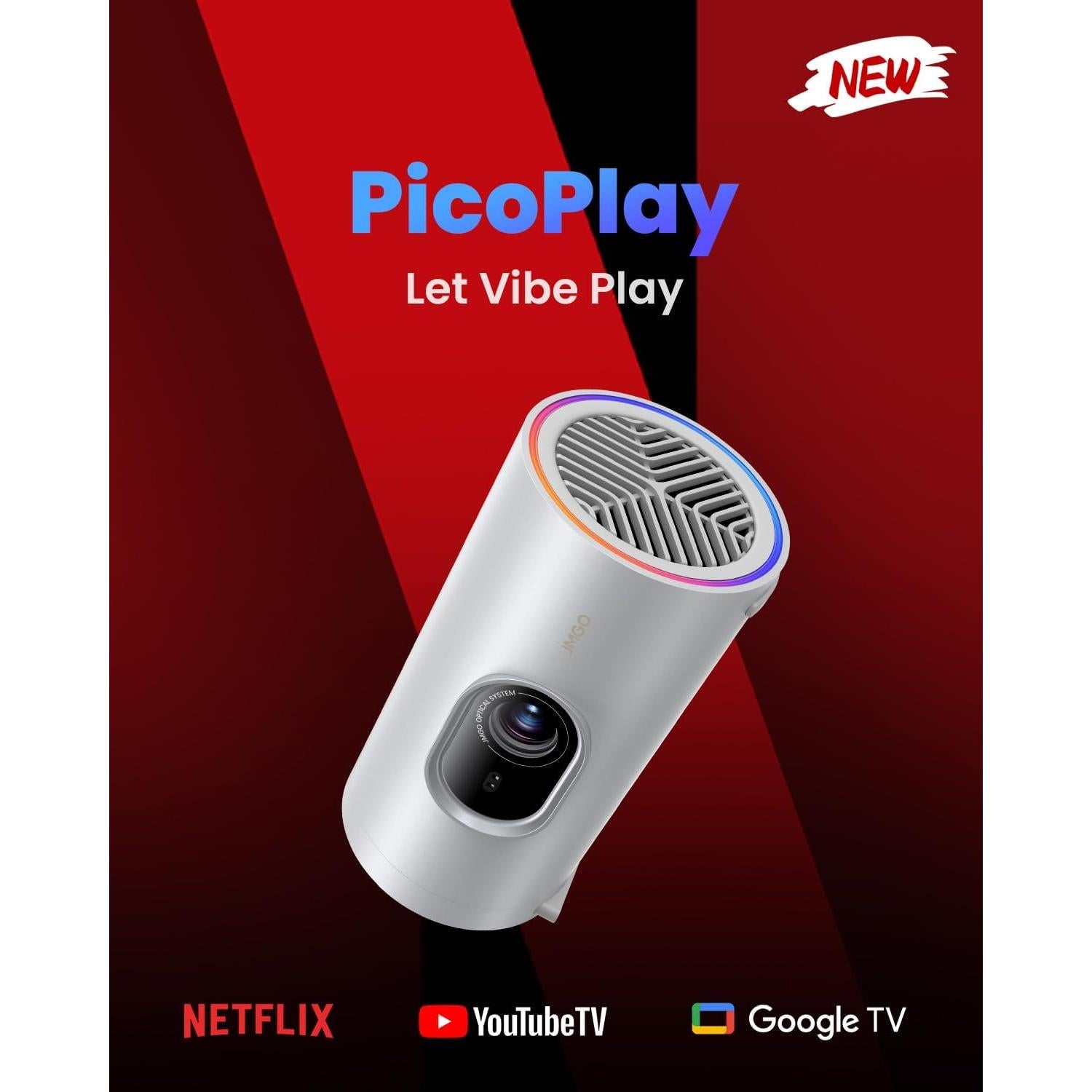 Proyector Mini Inteligente JMGO PicoPlay 1080P 400 Lúmenes