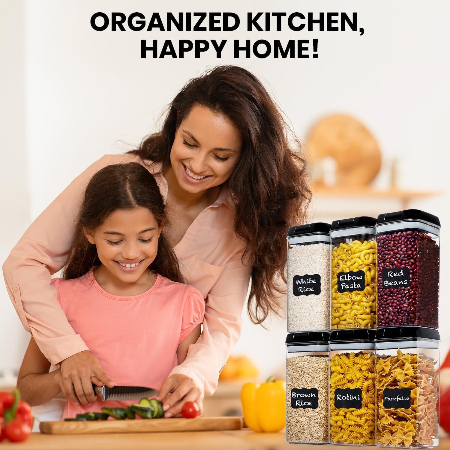 Contenedores de Almacenamiento Hermético Shazo 6 PC 1.2L BPA Free