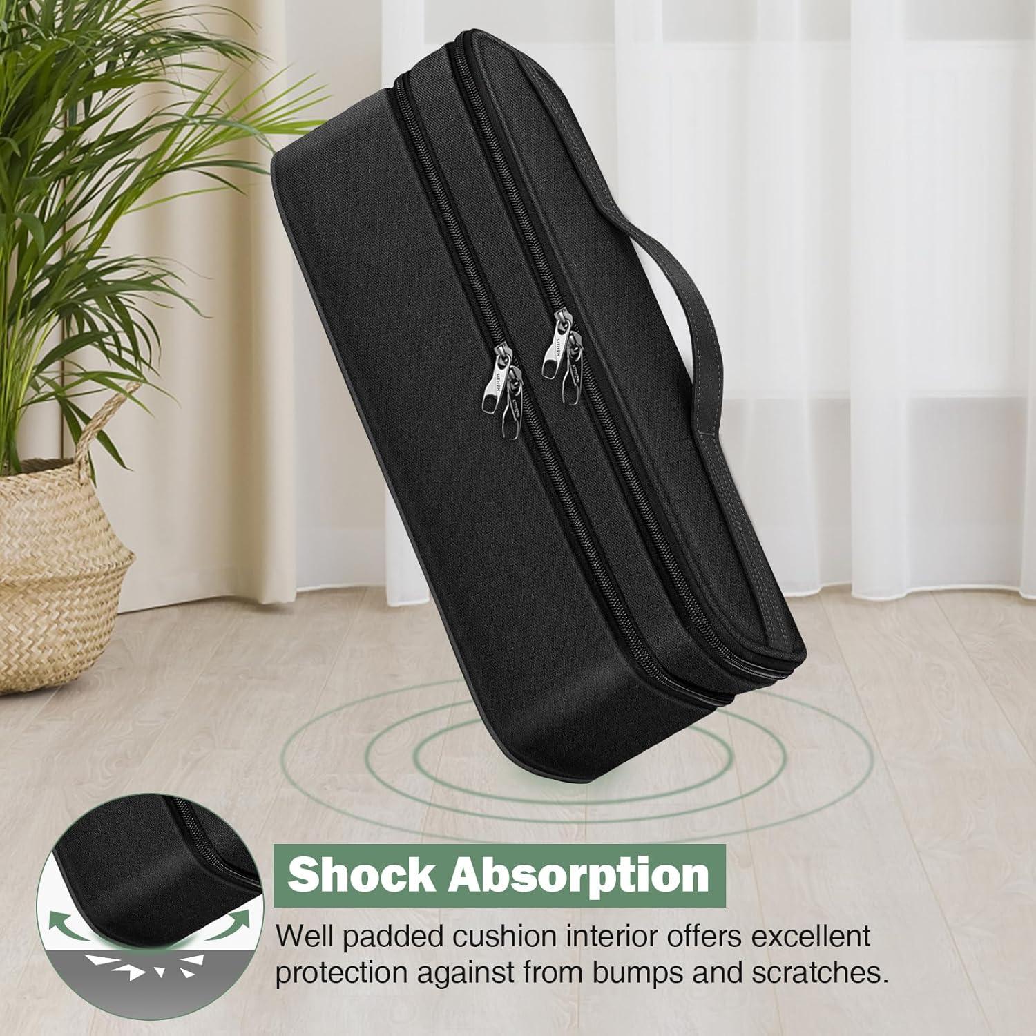 Funda de Viaje SITHON Doble Capa para Secador Revlon y Shark