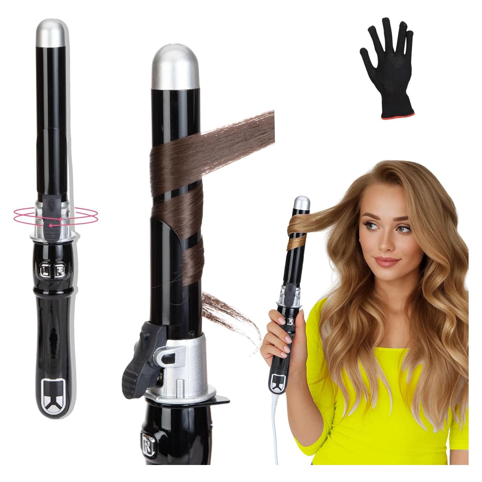 Plancha de Rizar Automática Honey Coco 1.1" (2.79 cm) LED