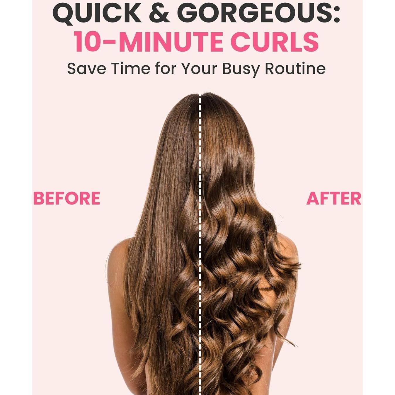 Plancha de Rizar Automática Honey Coco 1.1" (2.79 cm) LED