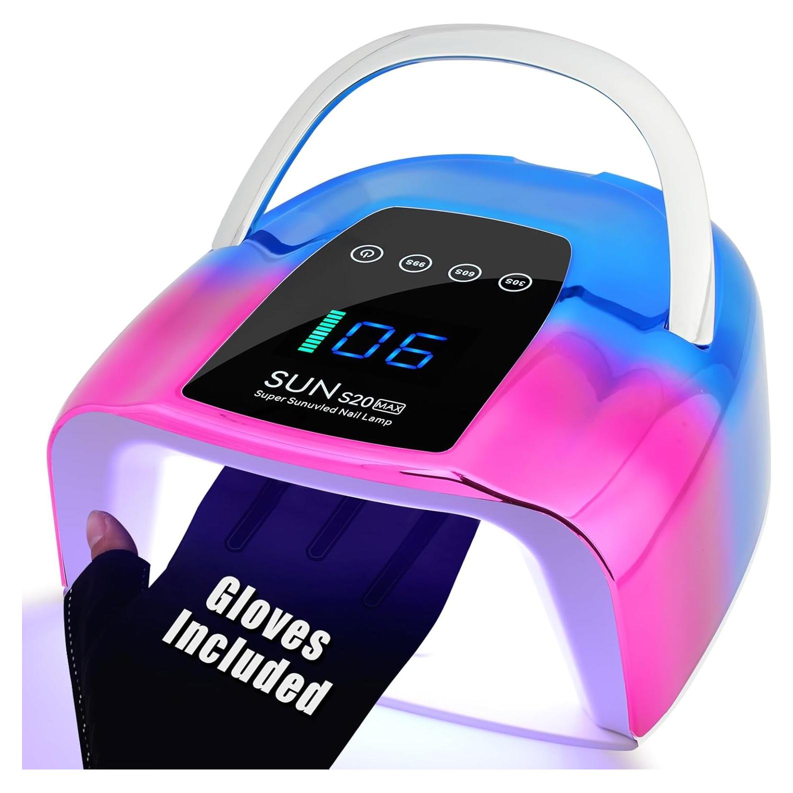 Lámpara de Uñas LED UV Nailshow 128W Inalámbrica Portátil