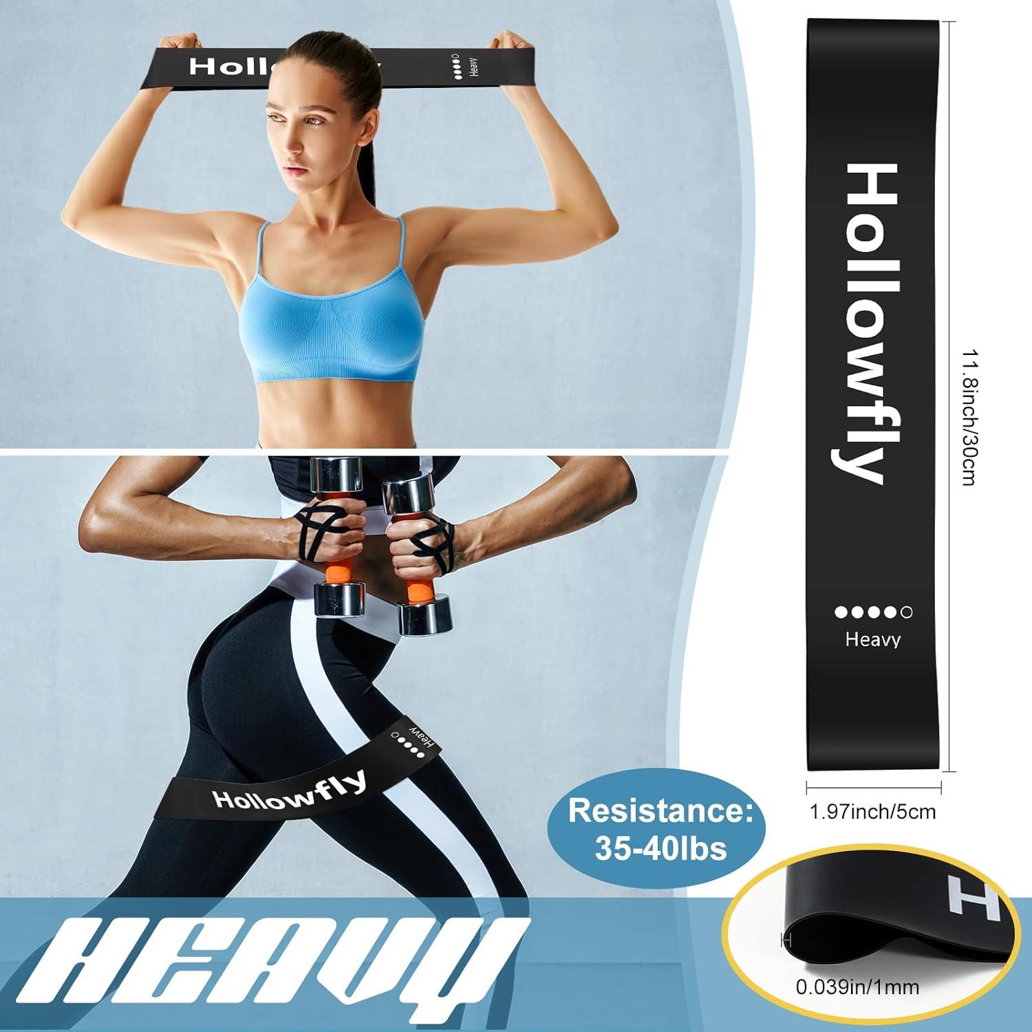 12 Bandas de Resistencia de Láttex Hollowfly para Ejercicio