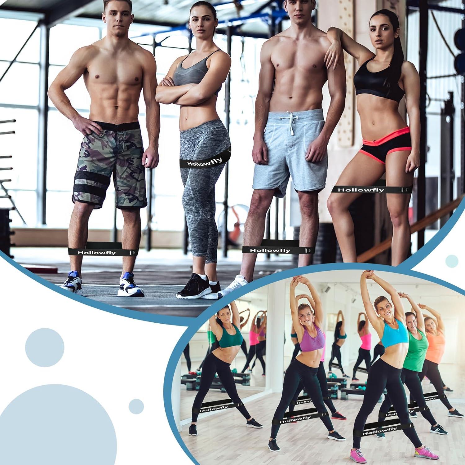 12 Bandas de Resistencia de Láttex Hollowfly para Ejercicio