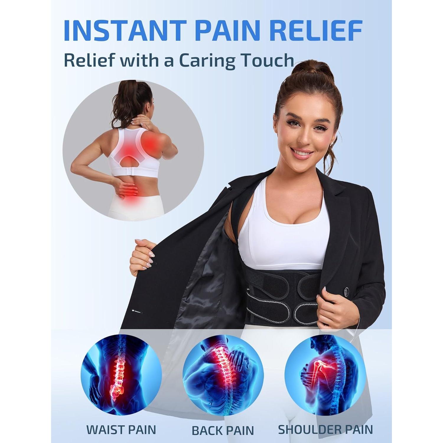 Corrector de Postura Enthra BB003 Unisex Ajustable Negro