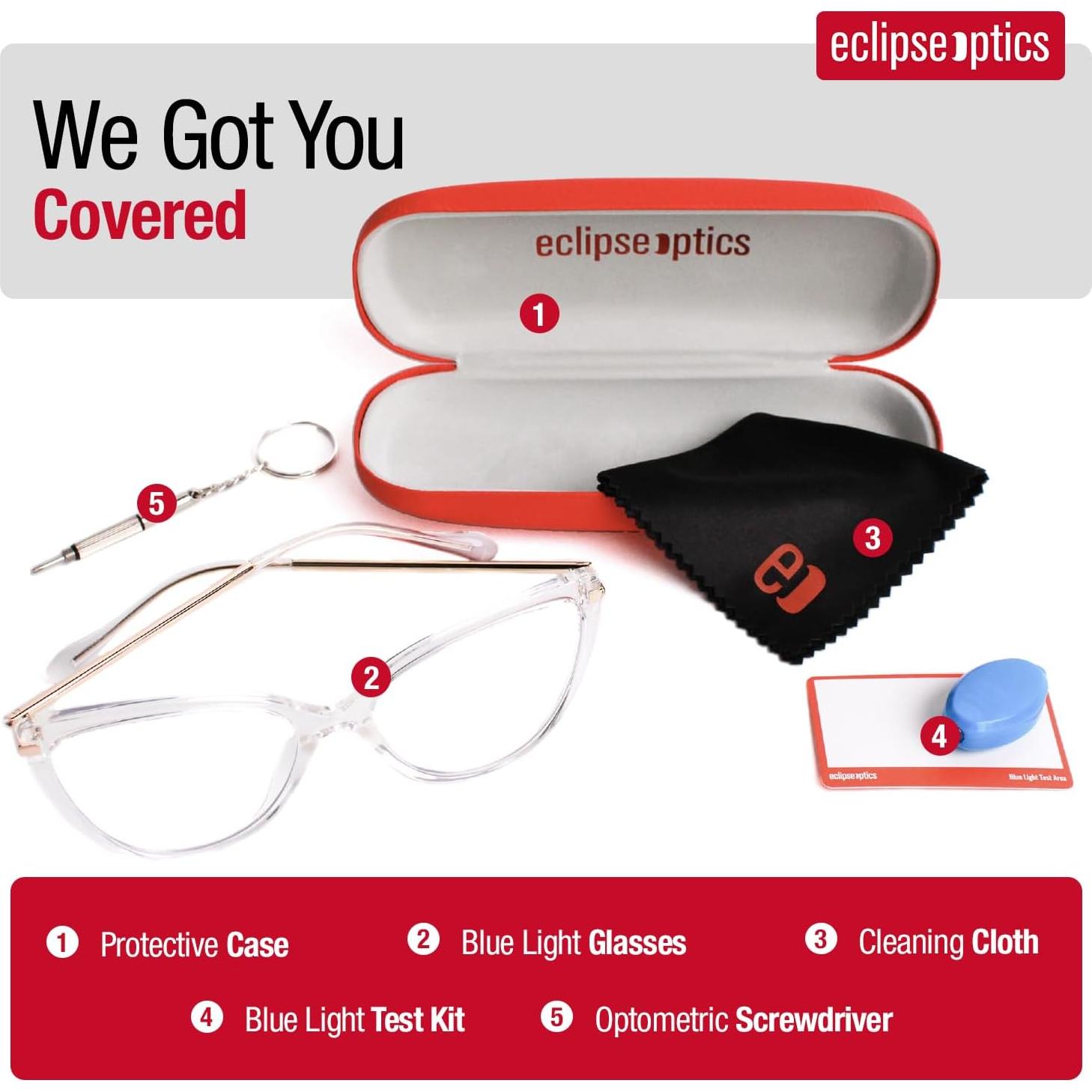 Gafas de Luz Azul Eclipse Optics para Mujeres - Protección Ocular