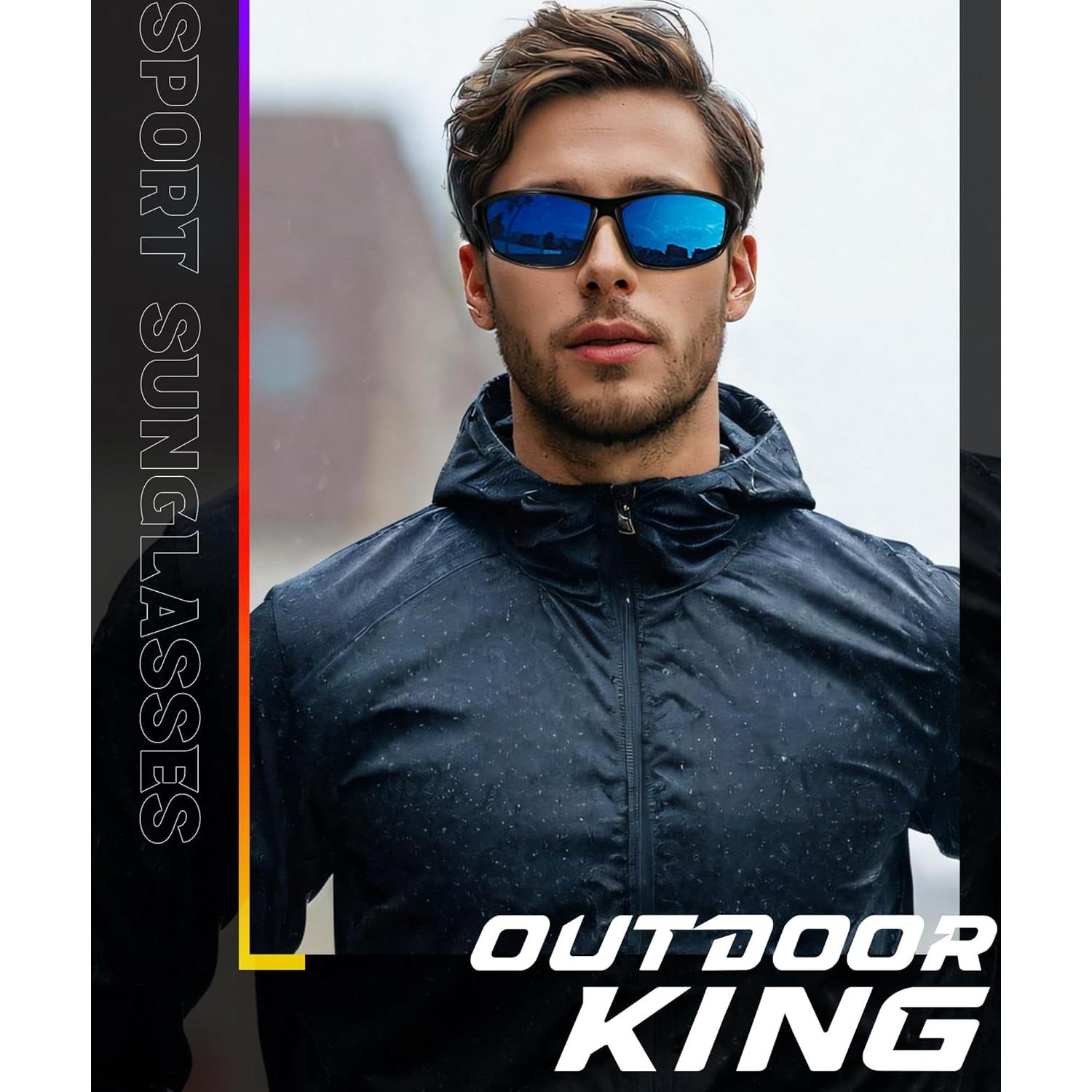 Gafas de Sol Polarizadas para Hombres OUTDOORKING UV400 - 3 Pack