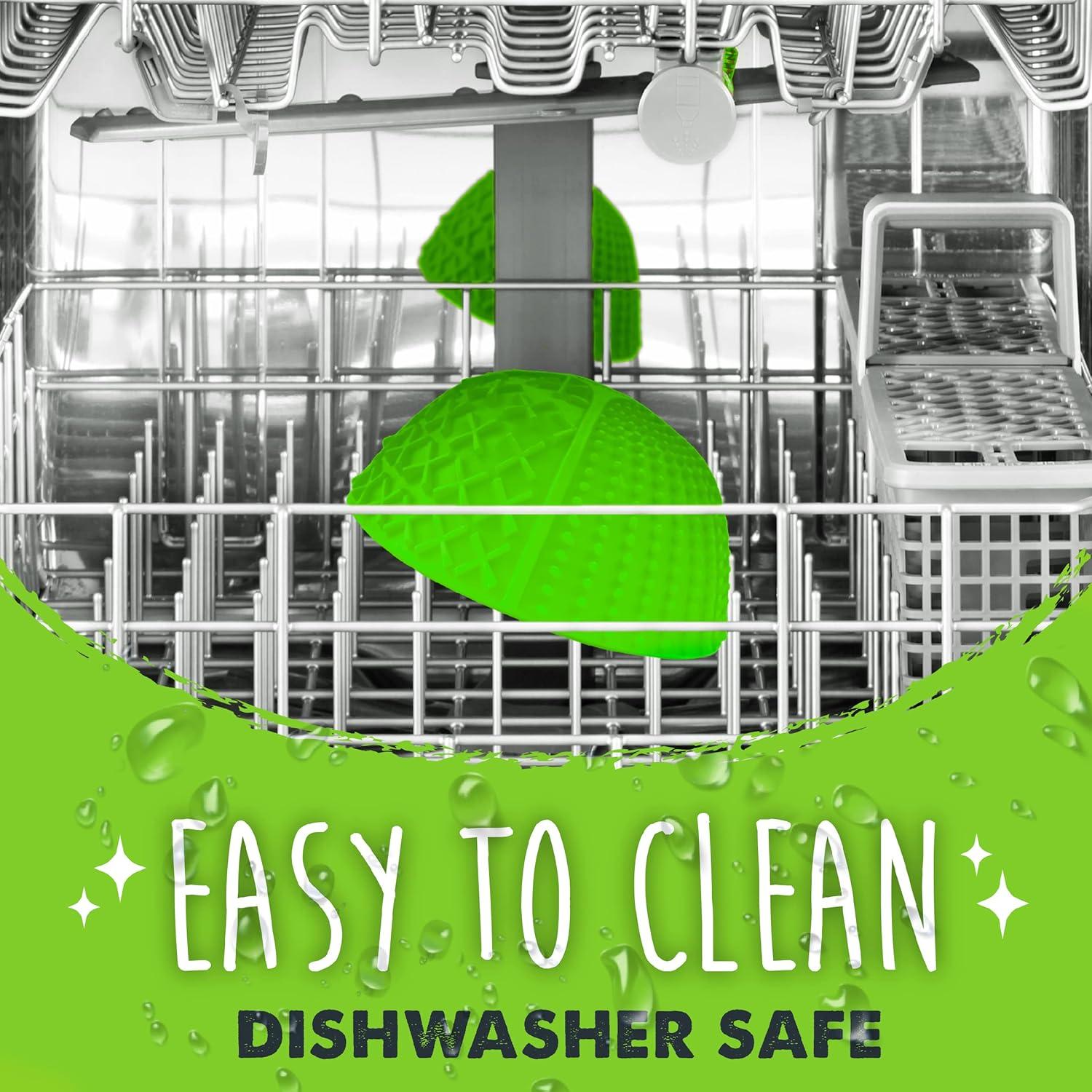 Tazón Lamer Interactivo Mighty Paw Verde, Silicona BPA Libre