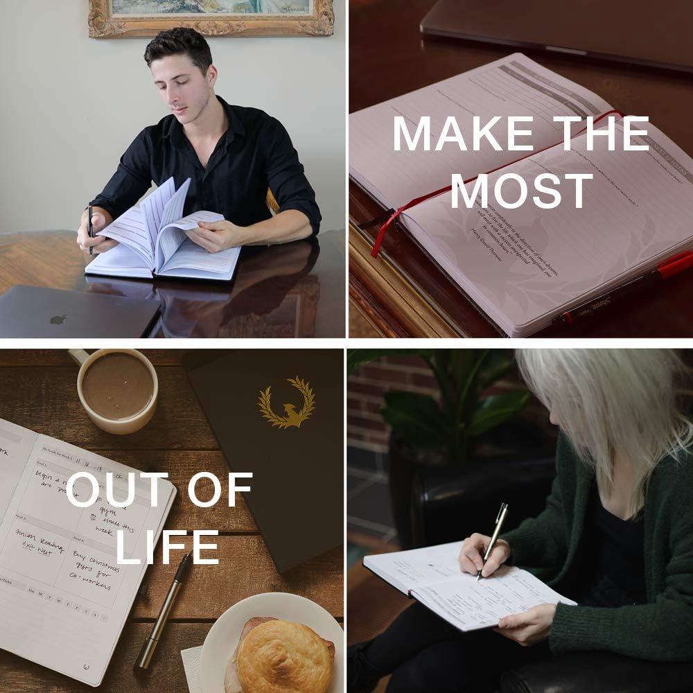 Planificador Diario Phoenix - Organizador de Metas A5 Tapa Dura