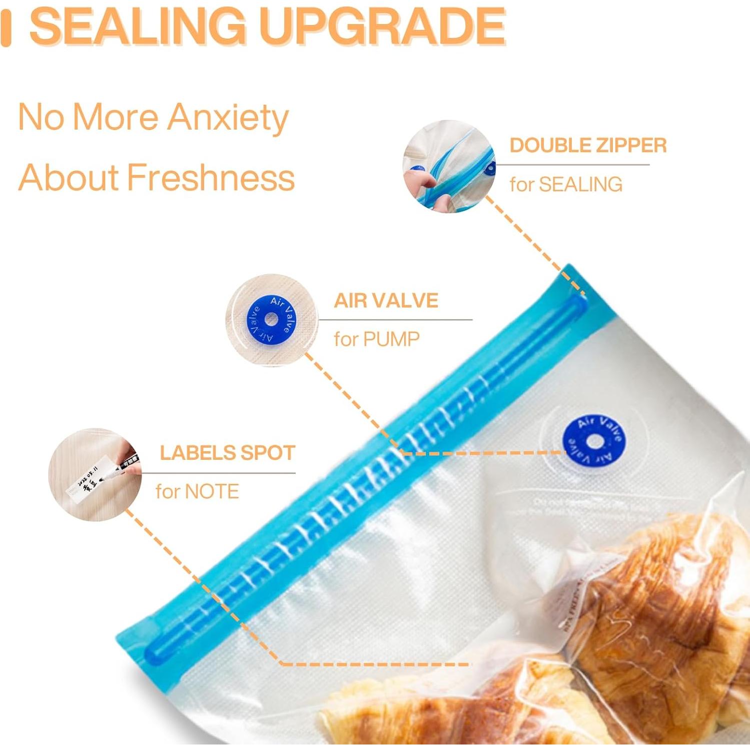 Máquina Selladora de Vacío ZKIRON OneTouch - Compacta y Recargable