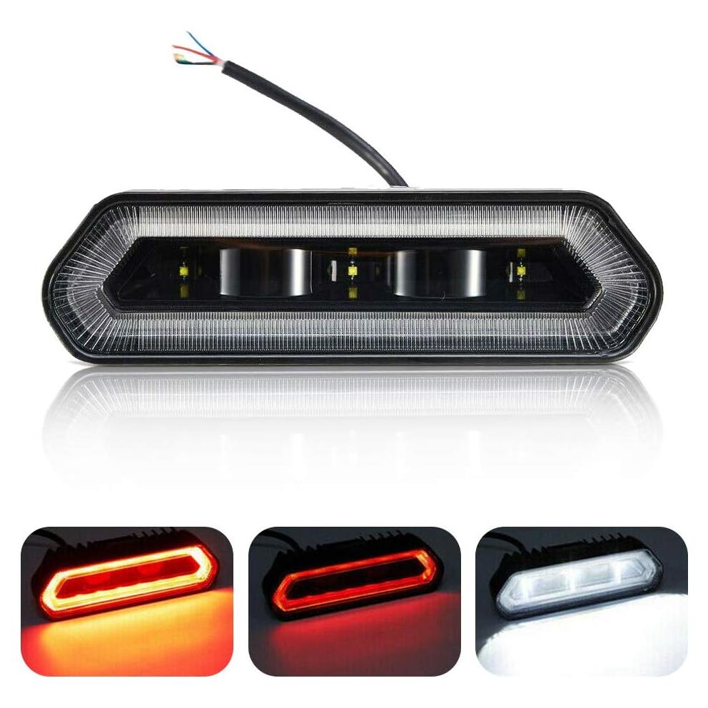 KEMIMOTO Luz LED Trasera UTV 5 Modos 18W Impermeable