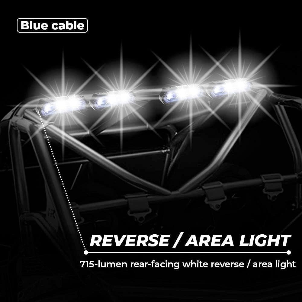 KEMIMOTO Luz LED Trasera UTV 5 Modos 18W Impermeable