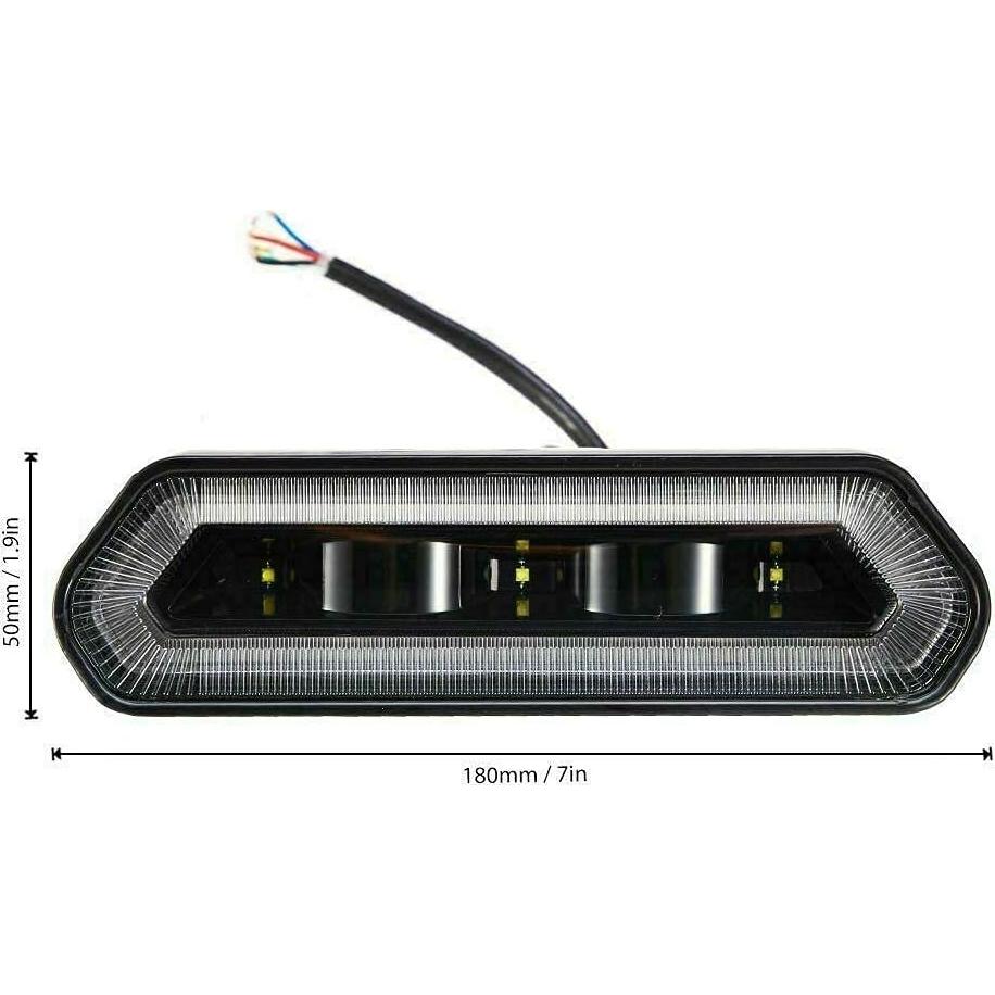 KEMIMOTO Luz LED Trasera UTV 5 Modos 18W Impermeable