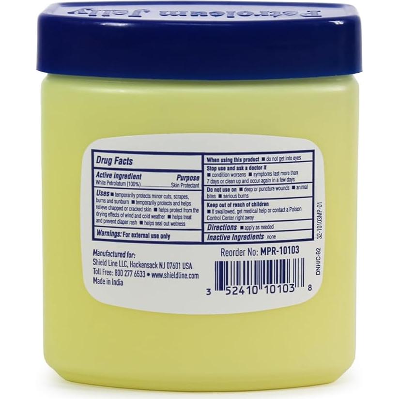 Gelatina de Petróleo Pura Med Pride 226.8g - Hidratante para Piel