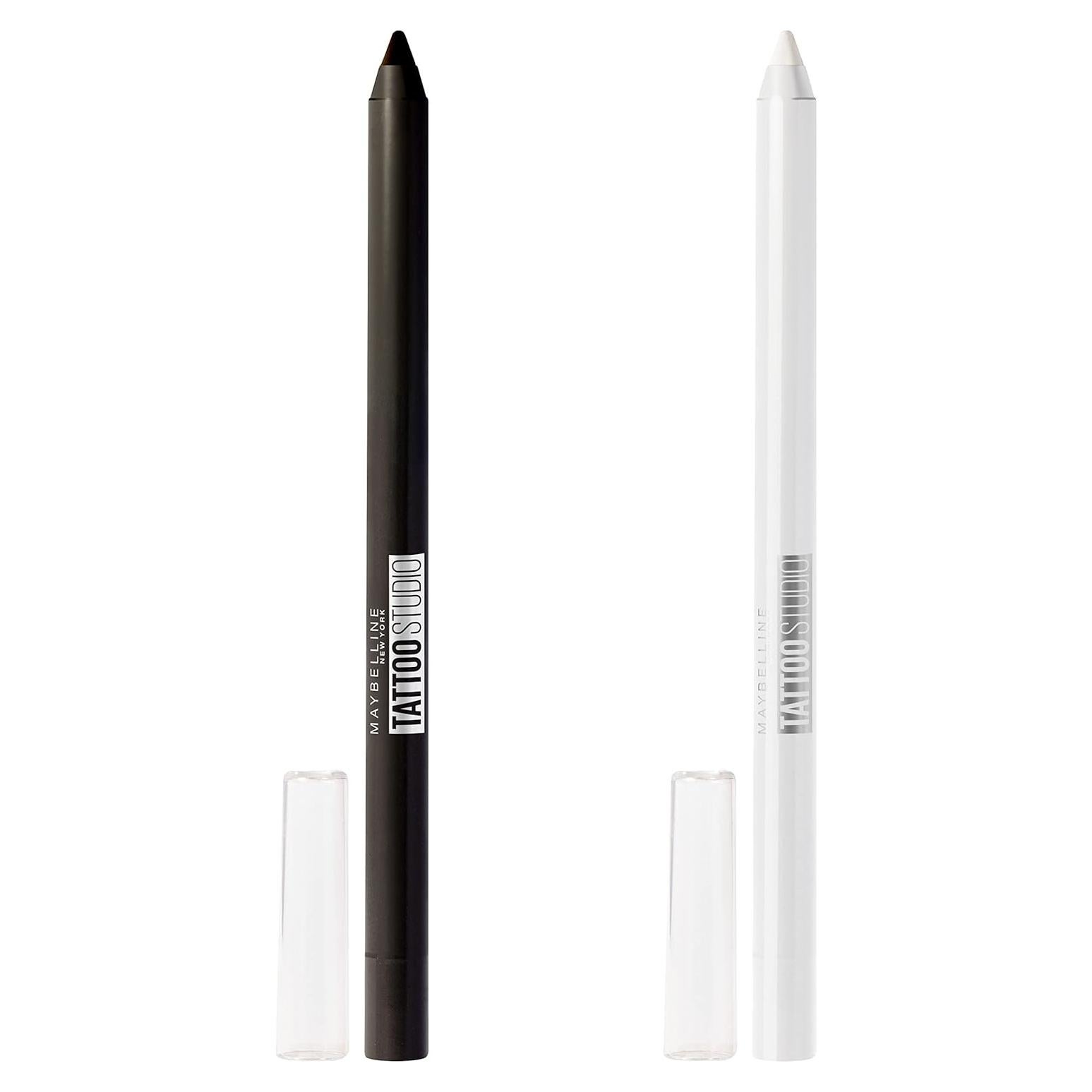 Eyeliner Gel Maybelline TattooStudio 2 Piezas - Negro y Blanco