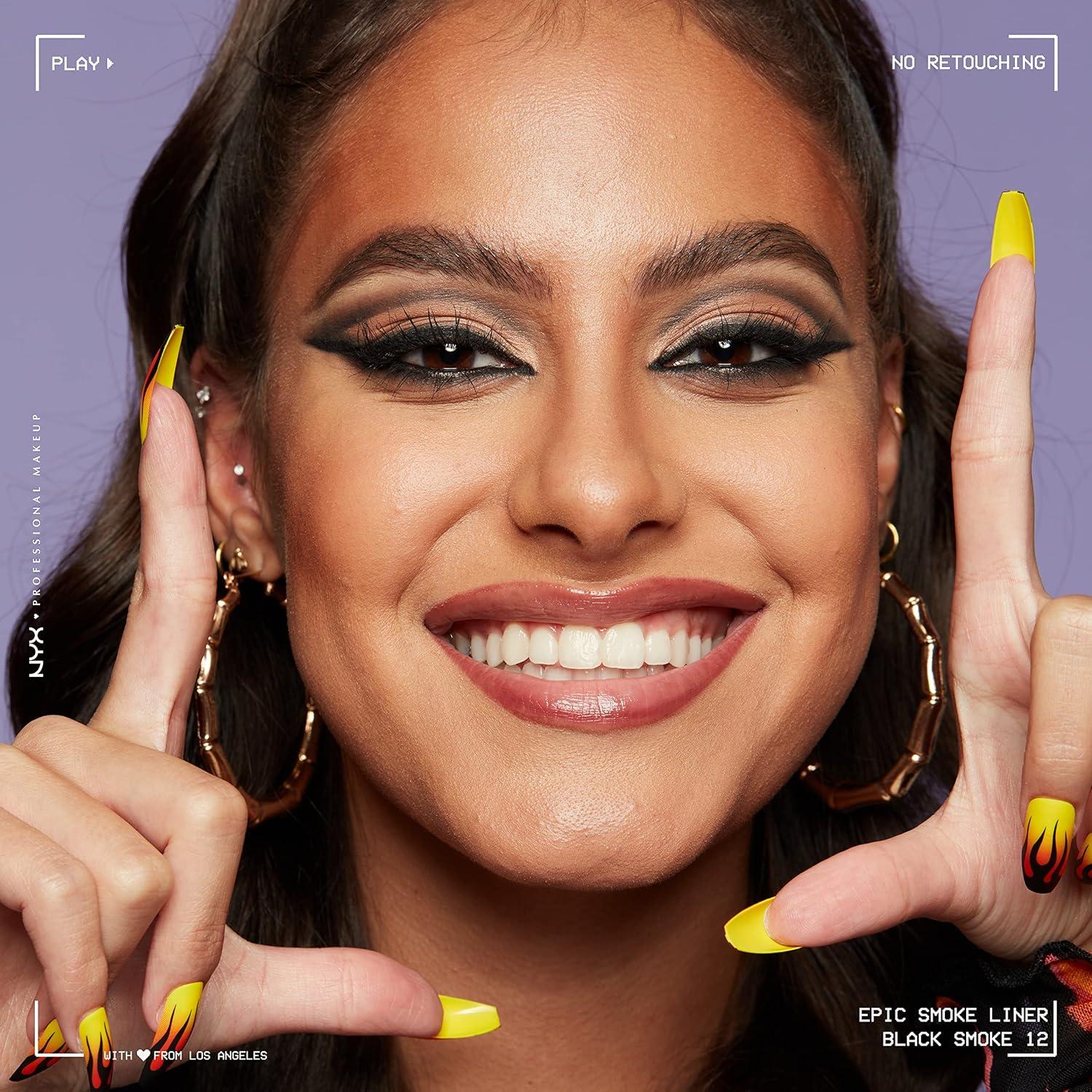 Delineador Ahumado NYX Professional Makeup Humo Negro 0.28g