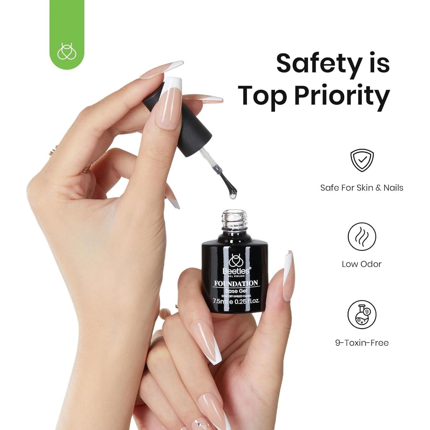 Set Gel Constructor y Top Coat Beetles 3Pcs 7.5ml Uñas