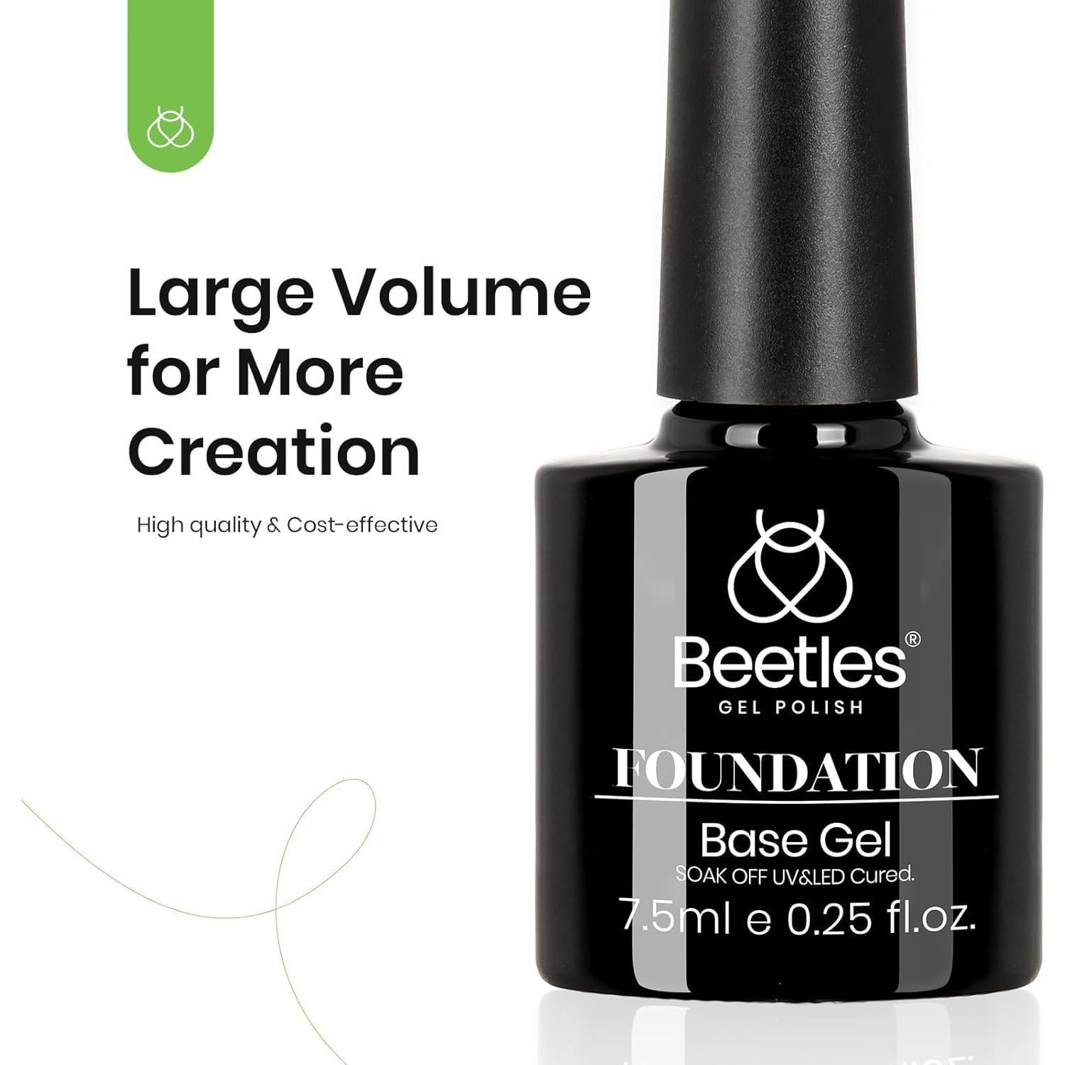 Set Gel Constructor y Top Coat Beetles 3Pcs 7.5ml Uñas