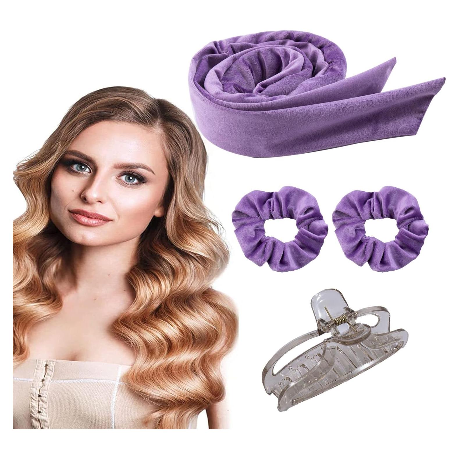 Juego de Rulos de Satén Sin Calor HUANMAYE - Rulos para Cabello