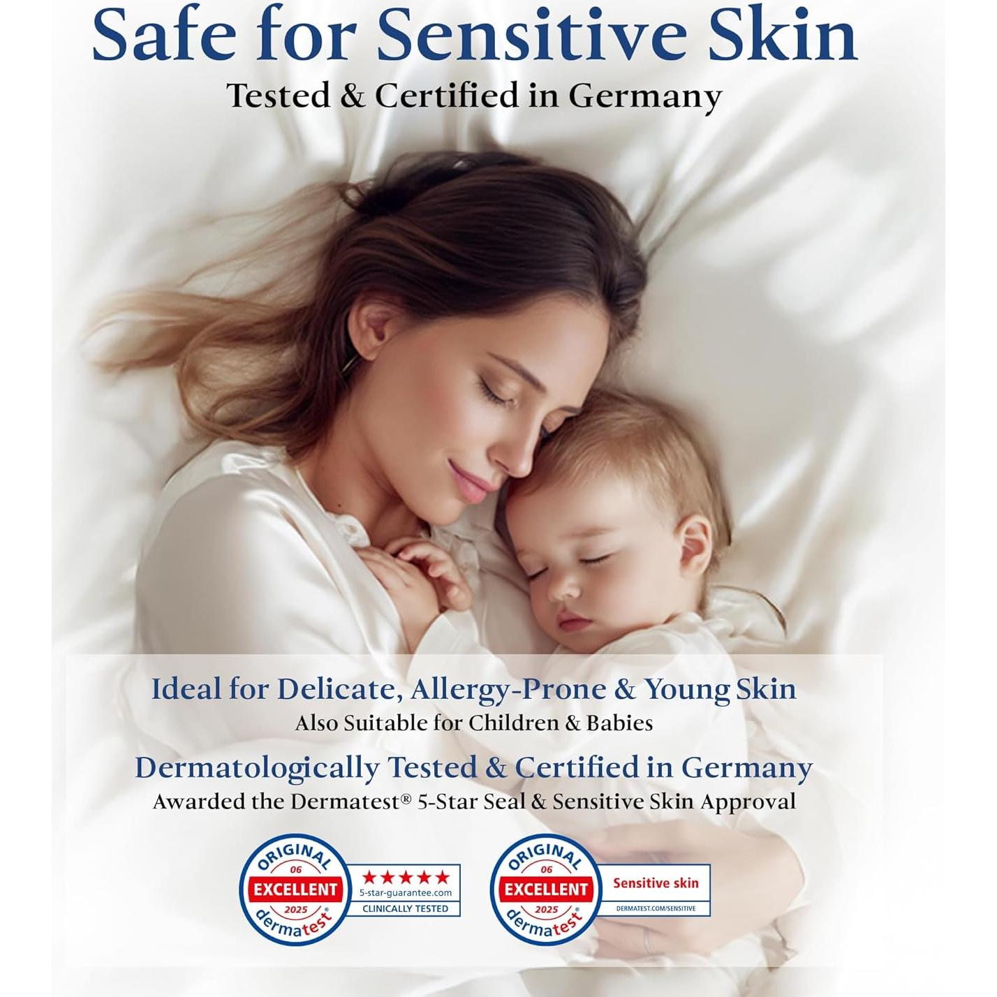 Funda de Almohada de Seda RENESSY 100% Orgánica 50.8x66 cm Negra