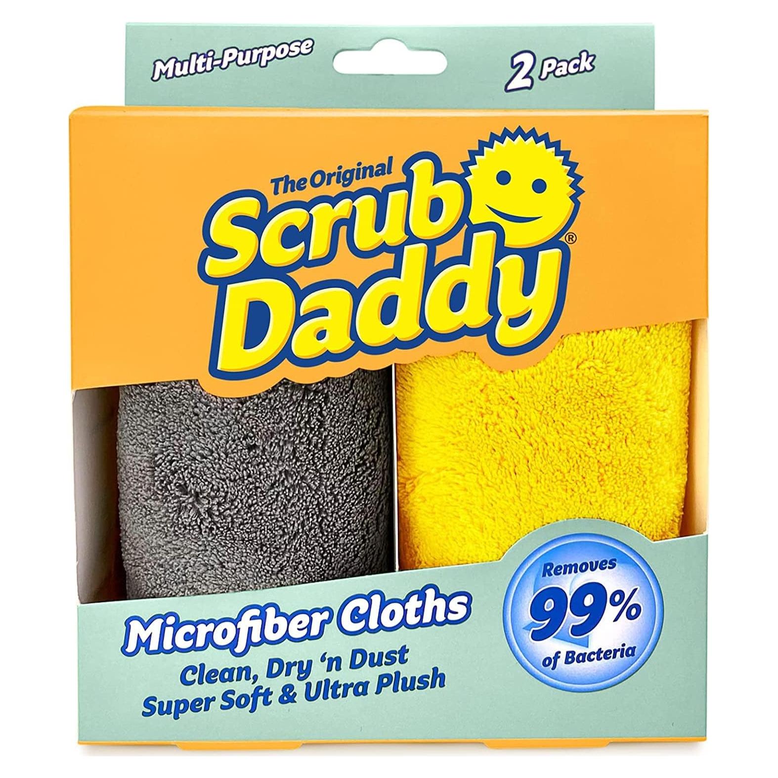 Paños de Microfibra Scrub Daddy - 2 Paquetes Absorbentes