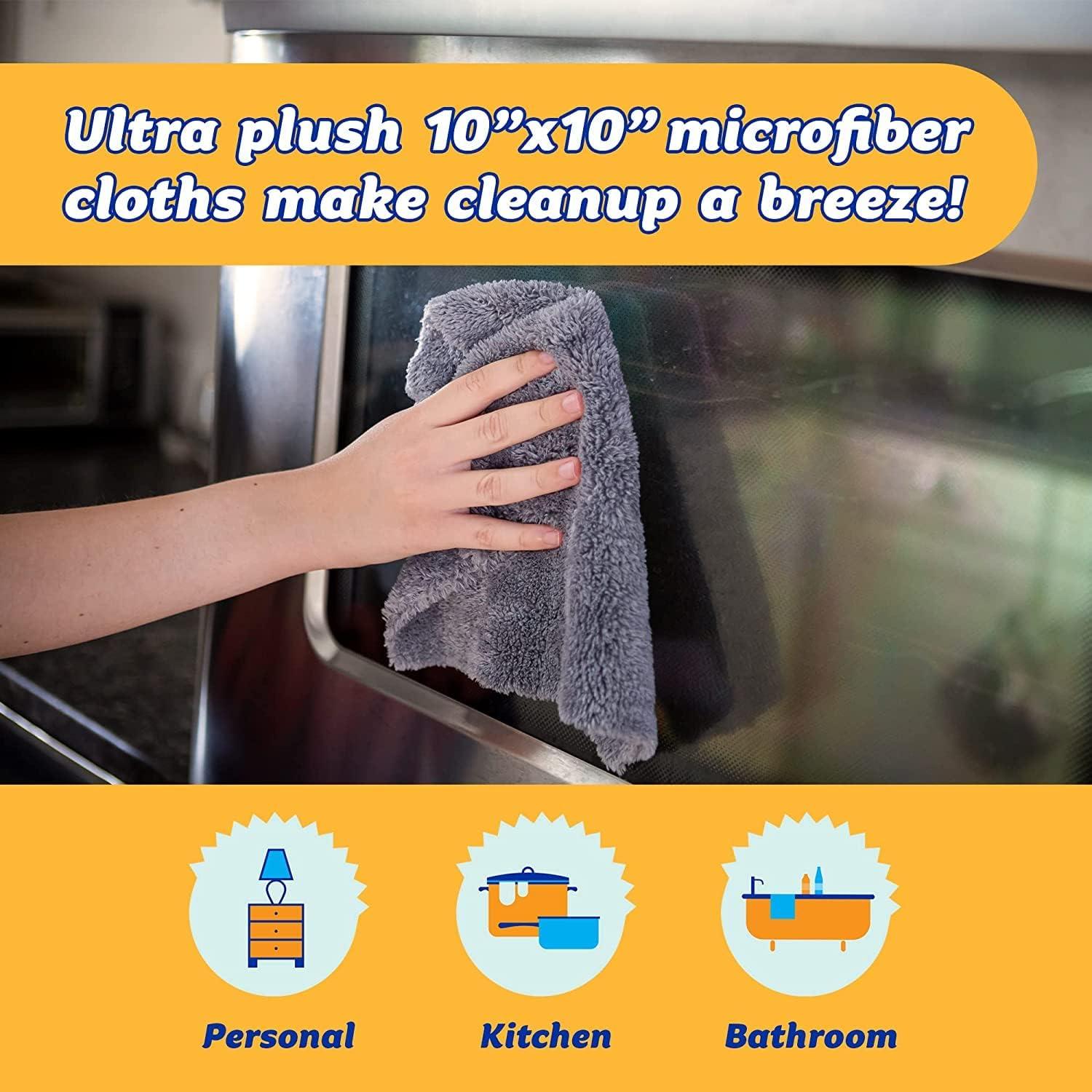 Paños de Microfibra Scrub Daddy - 2 Paquetes Absorbentes