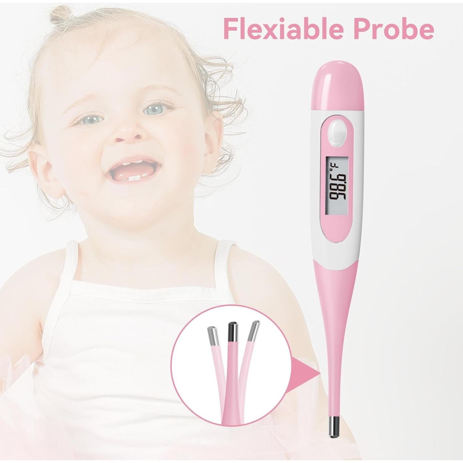 Termómetro Digital Clínico Berrcom DT008 para Adultos y Bebés