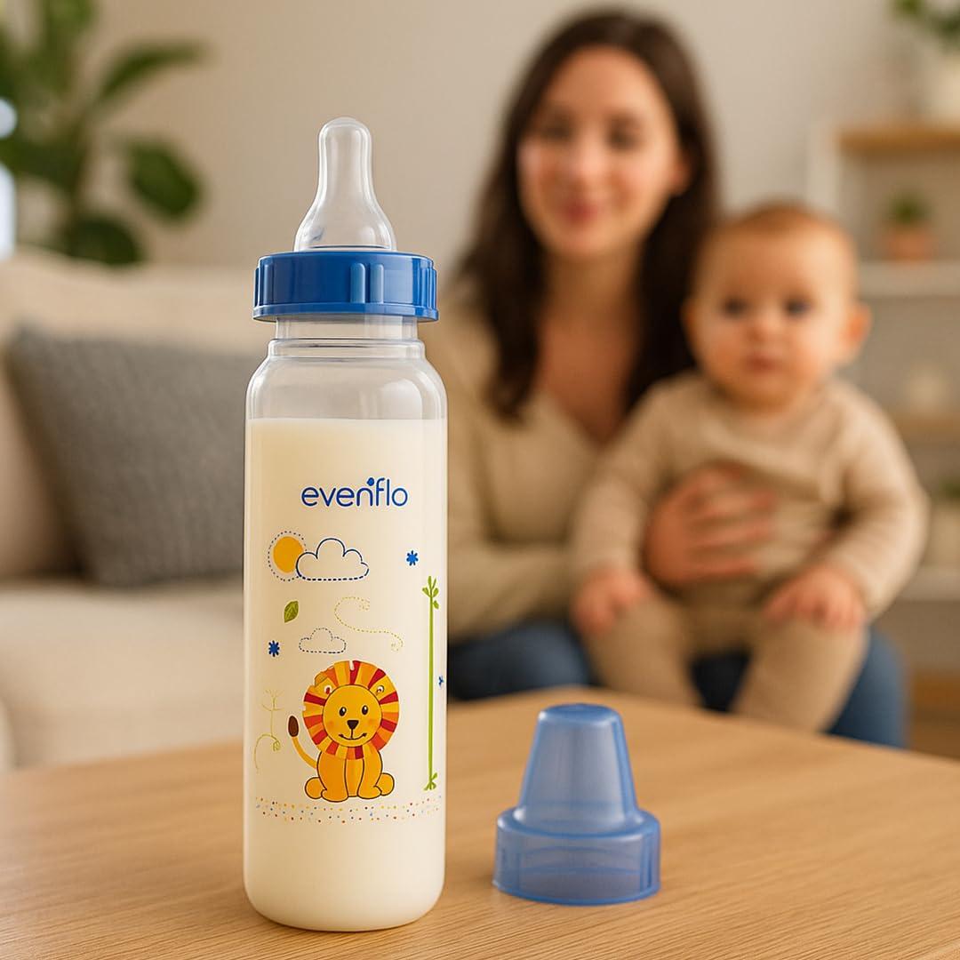 Botellas Estándar Evenflo Feeding Classic Prints 8 Oz - Paquete de 12