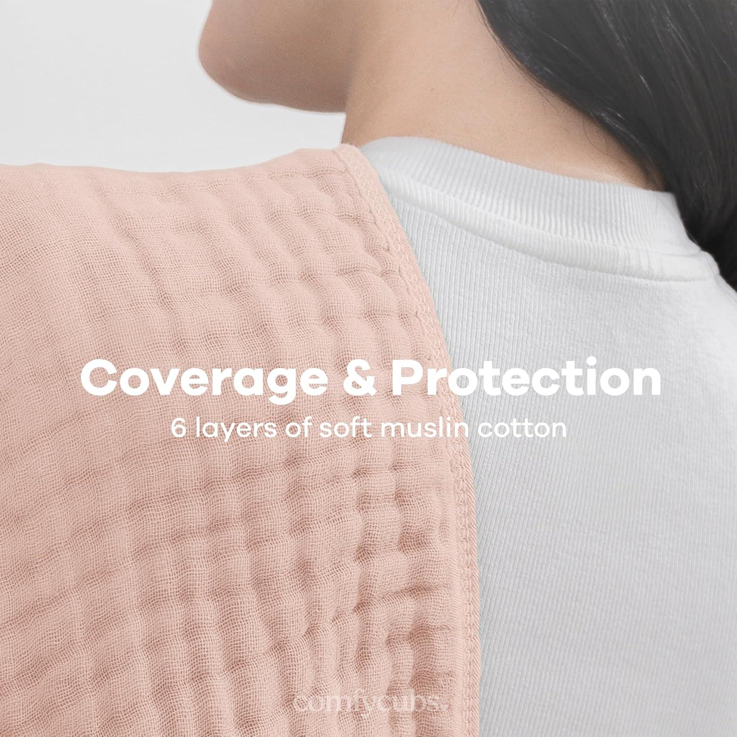 Paños de Eructo Comfy Cubs 10 Unidades 50.8x25.4cm Algodón Rosa