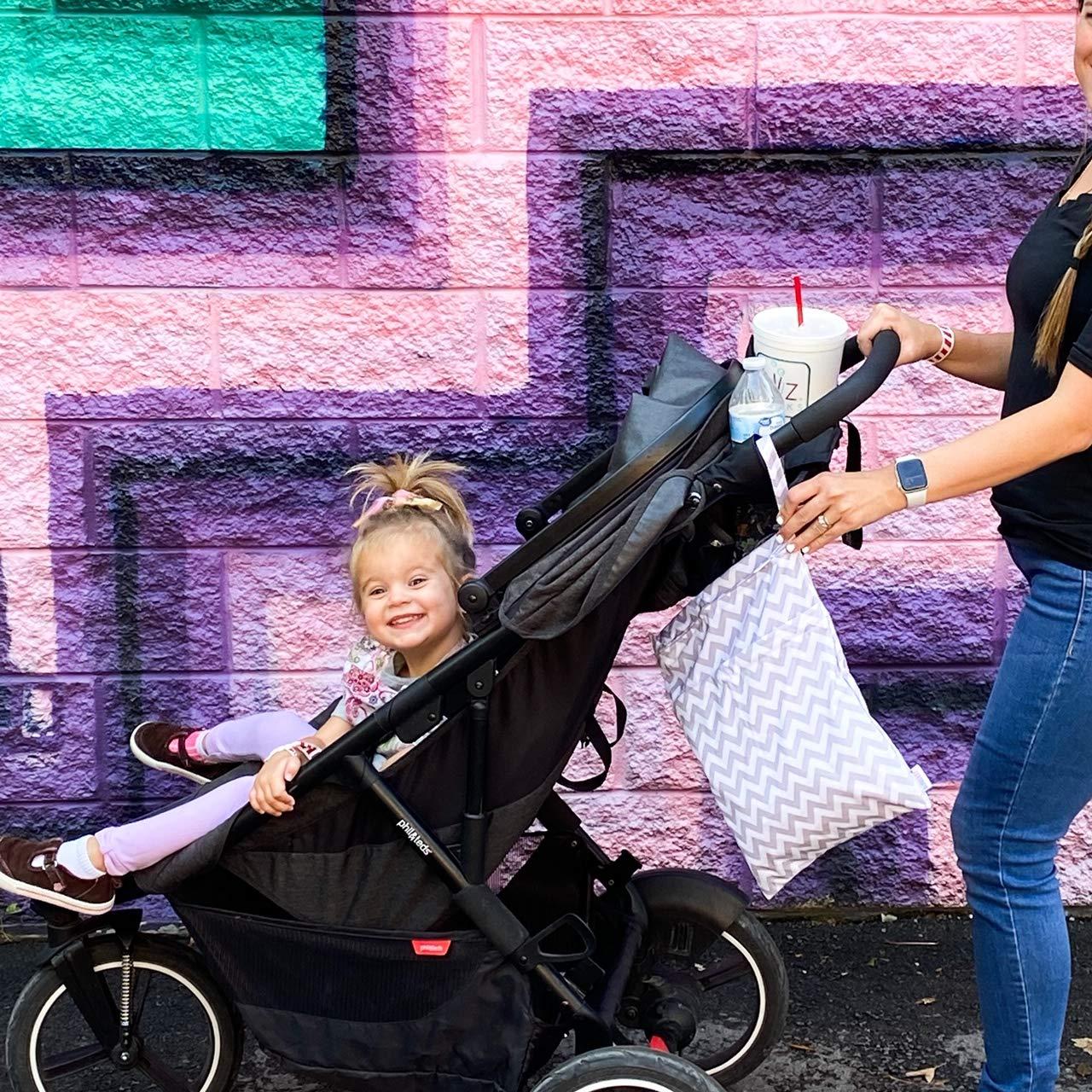 Bolsa de Pañales de Tela Impermeable ALVABABY 30x36cm