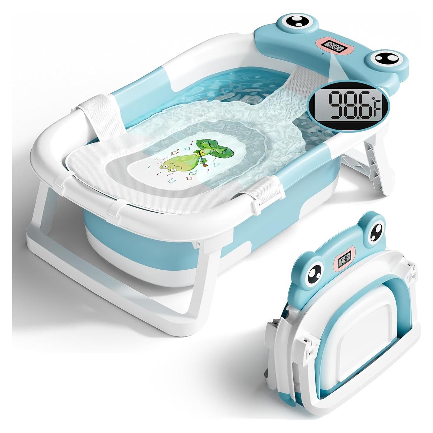 Bañera Plegable para Bebés Bunwag Azul 0-24 Meses 25L