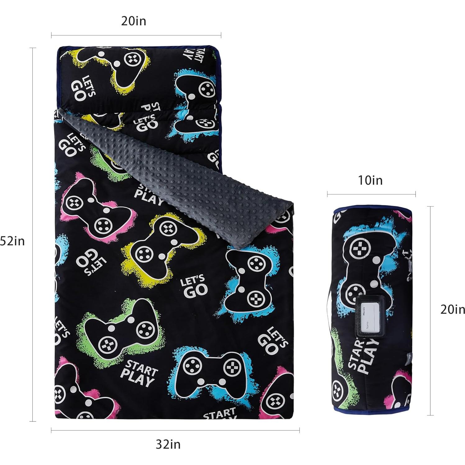 Esteras de Siesta MORAIS para Niños con Almohada y Manta 132x51cm