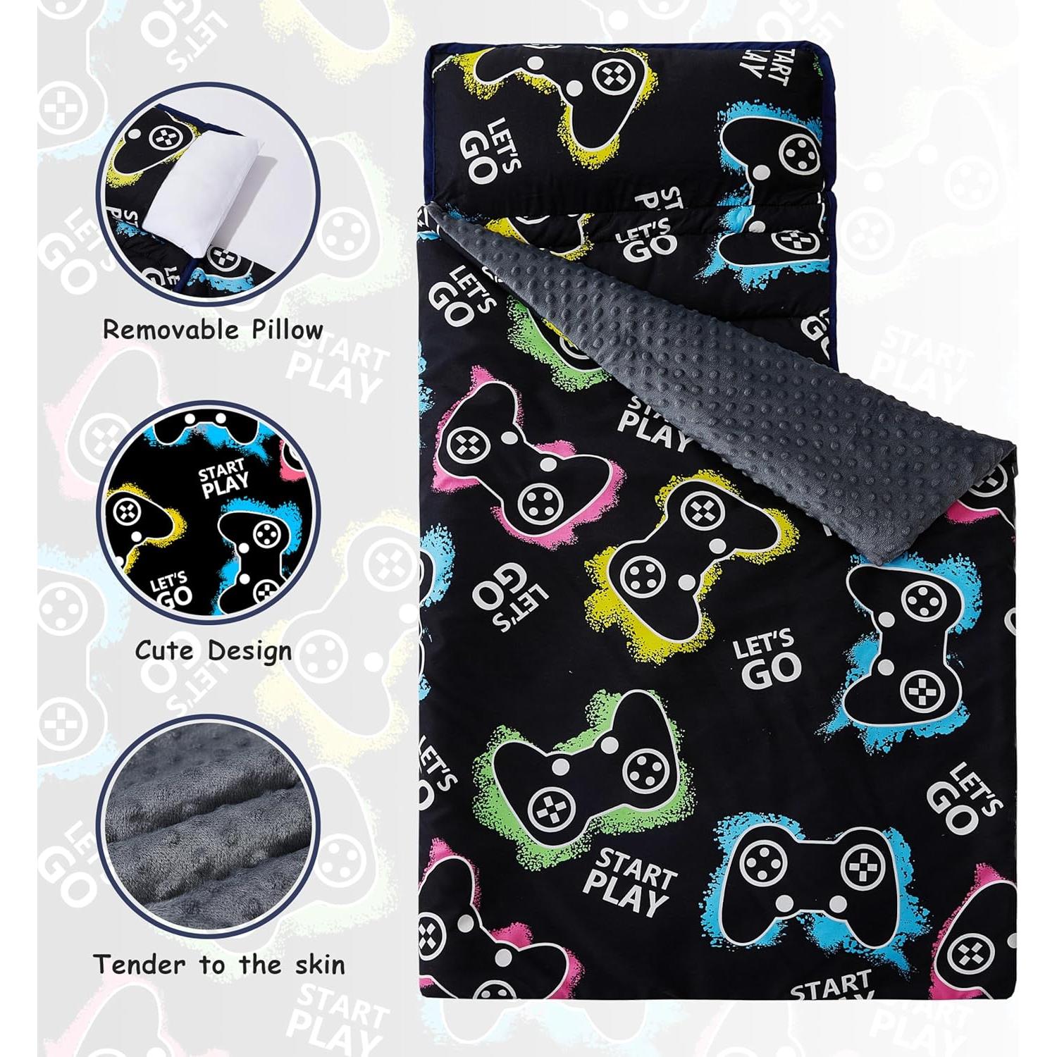 Esteras de Siesta MORAIS para Niños con Almohada y Manta 132x51cm