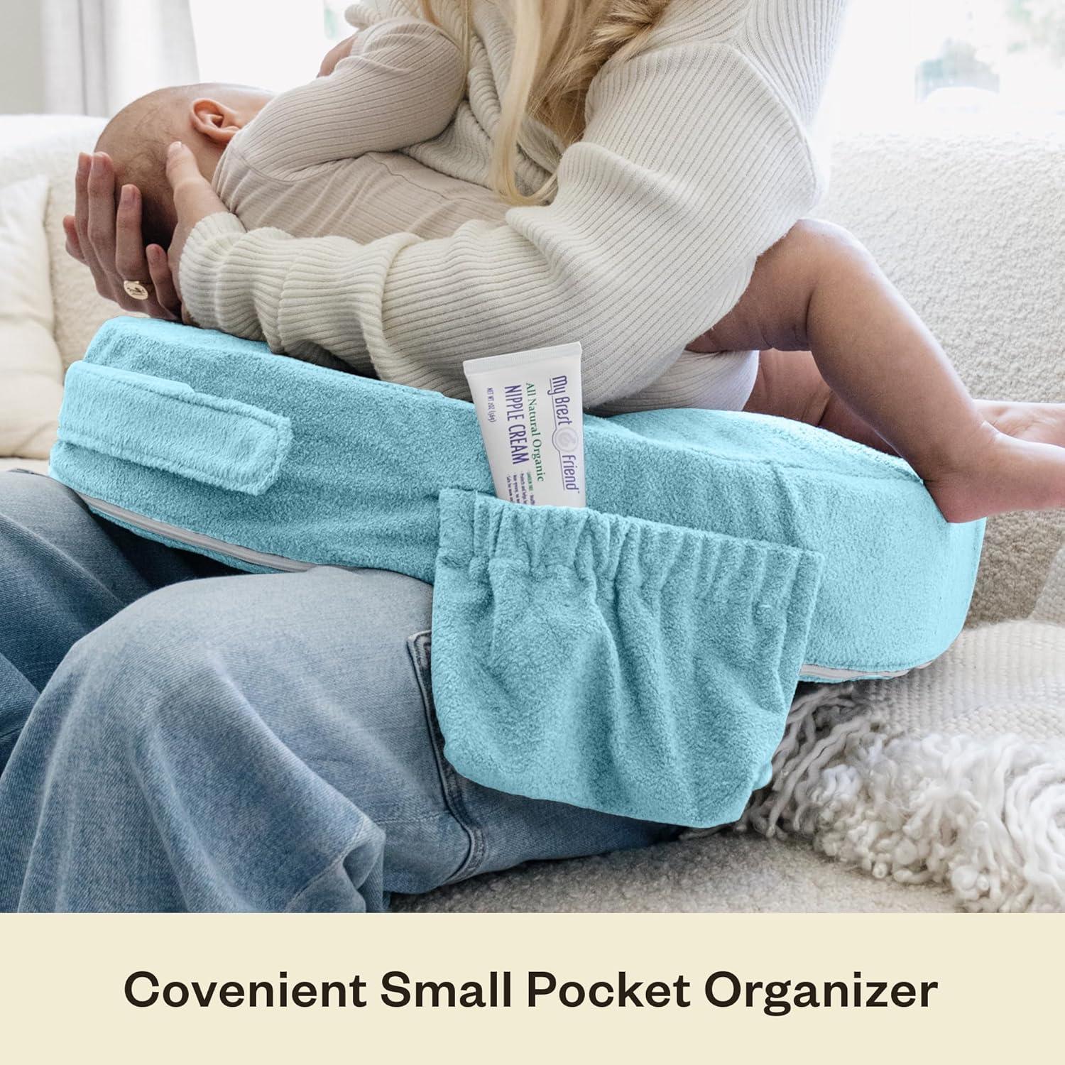 Almohada de Lactancia Deluxe My Brest Friend Aqua - Ergonomía y Soporte