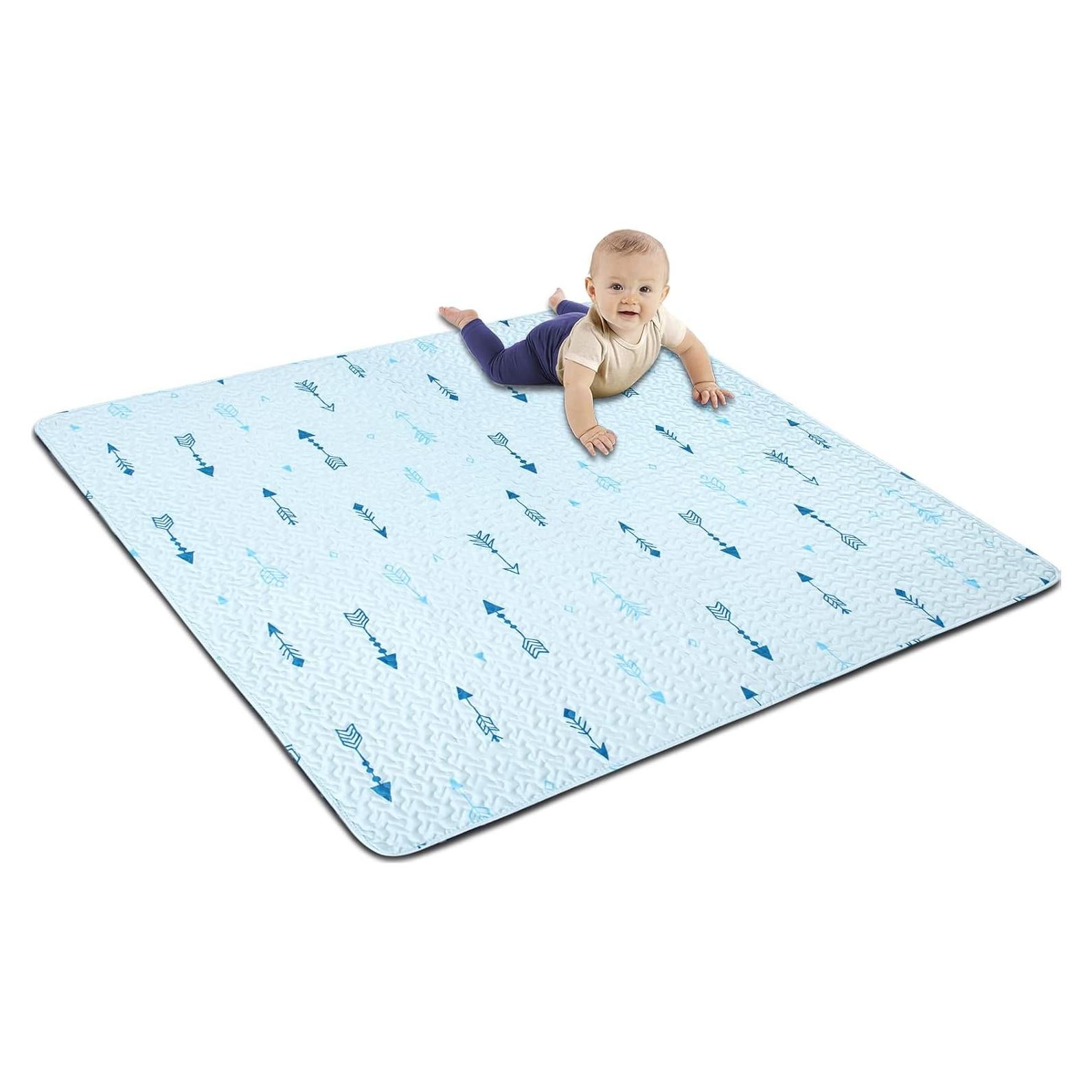 Alfombra de Juego Plegable 50x50 cm Antideslizante Microfibra