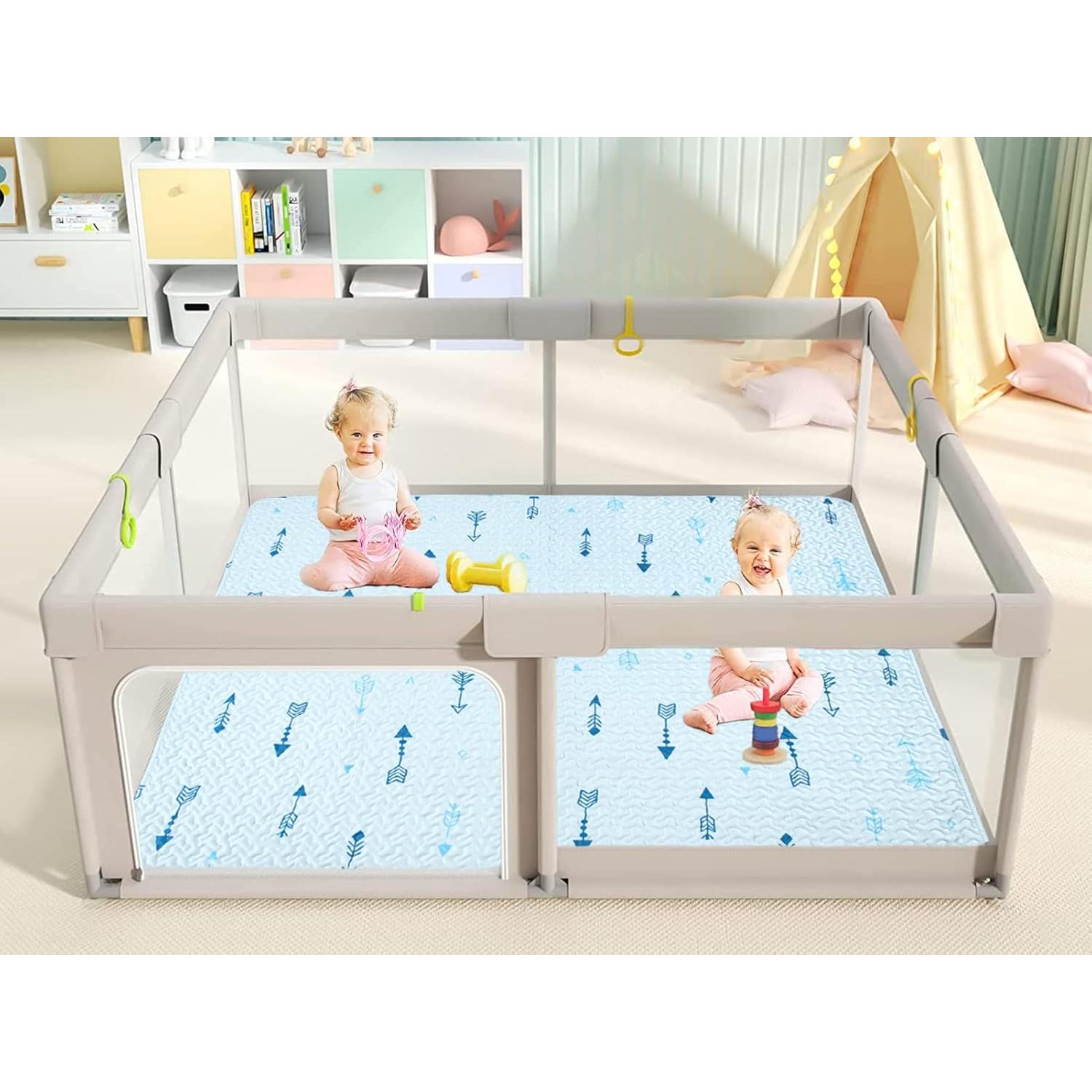 Alfombra de Juego Plegable 50x50 cm Antideslizante Microfibra