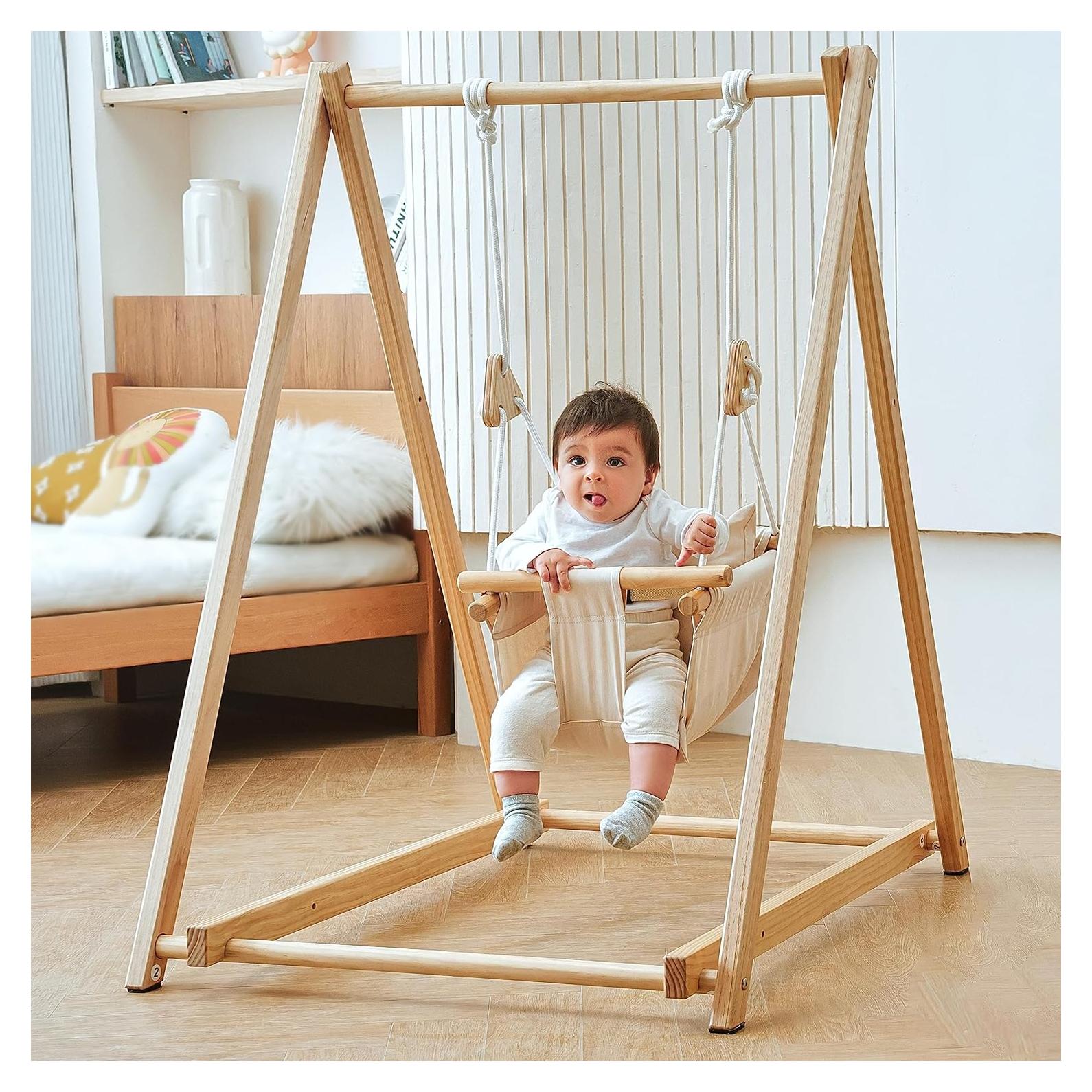 Columpio Plegable Avenlur Abeto para Bebés 6-36 Meses