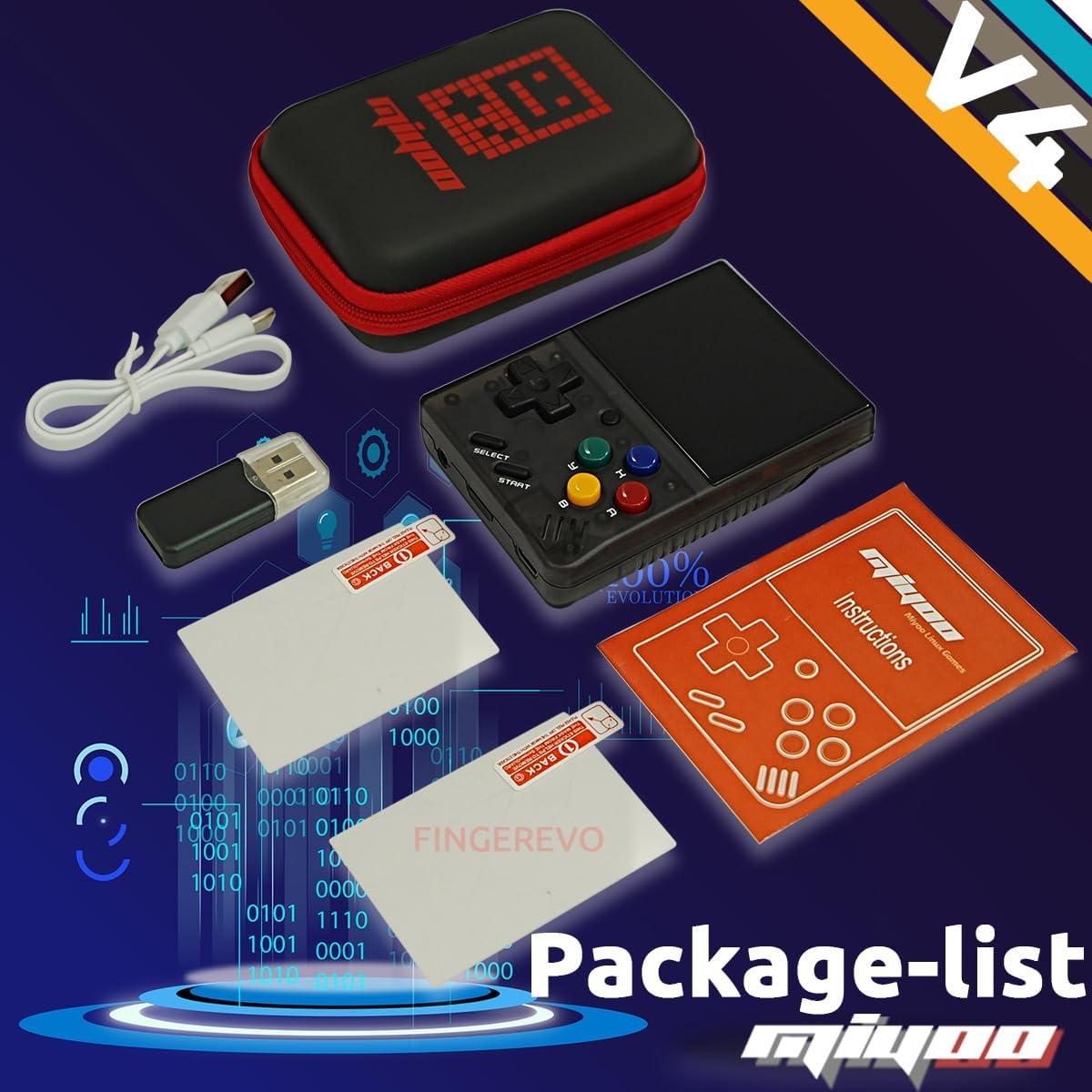 Miyoo Mini V4 Consola de Juegos Portátil 2.8" IPS 64GB