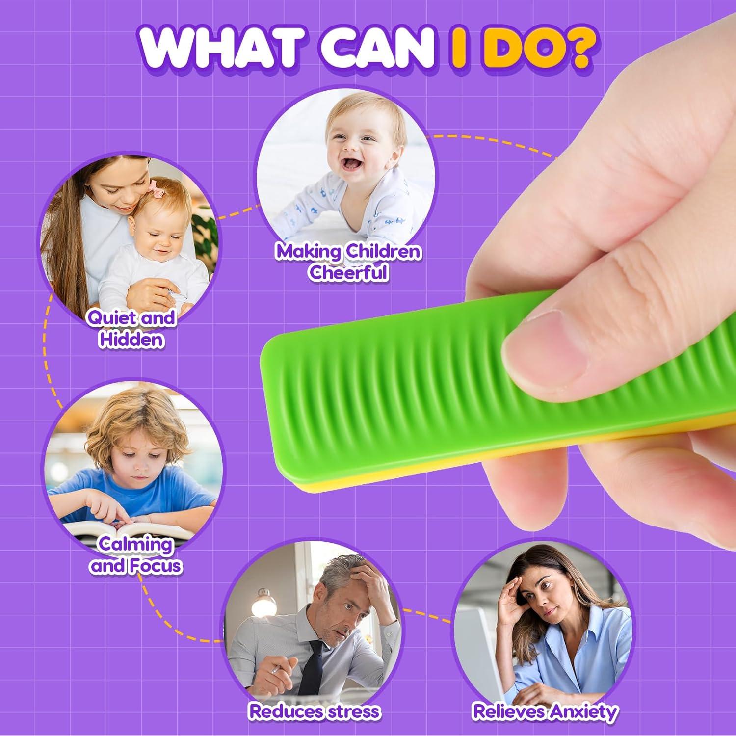 Juguetes Sensoriales Antiestrés LESONG - Paquete de 8 Texturizados