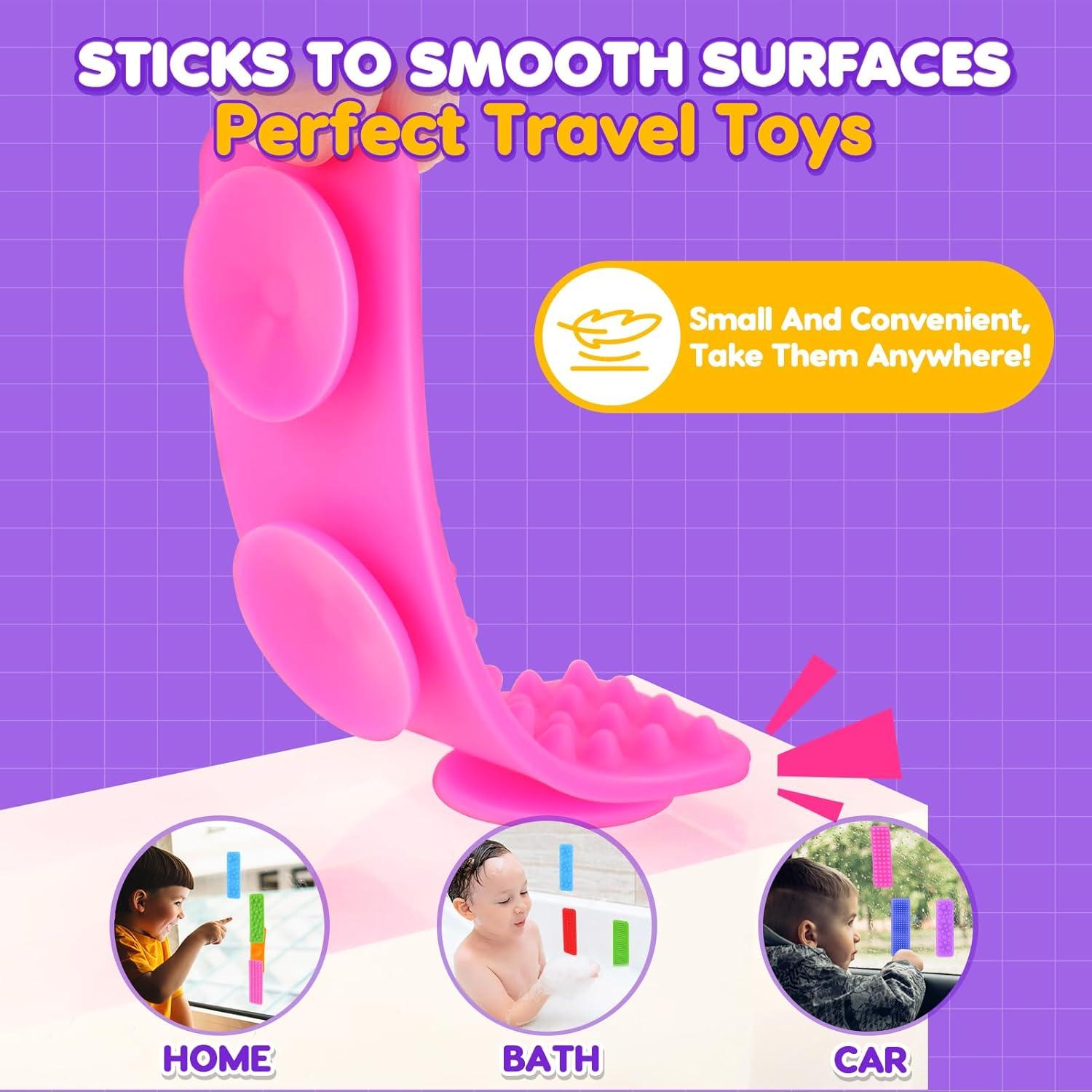 Juguetes Sensoriales Antiestrés LESONG - Paquete de 8 Texturizados