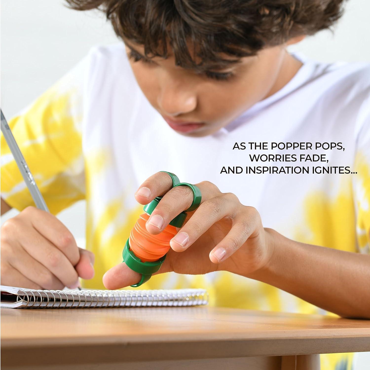 Juguetes Antiestrés Finger Poppers Stargo - Paquete de 2