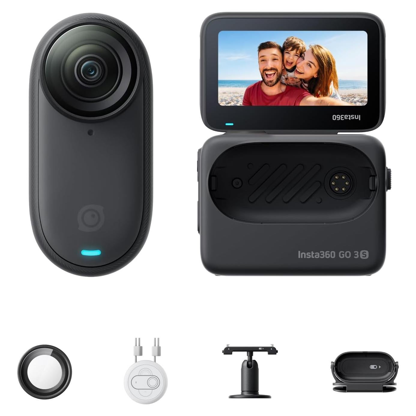 Cámara de Vlogging Insta360 GO 3S 64GB Negra 4K Impermeable