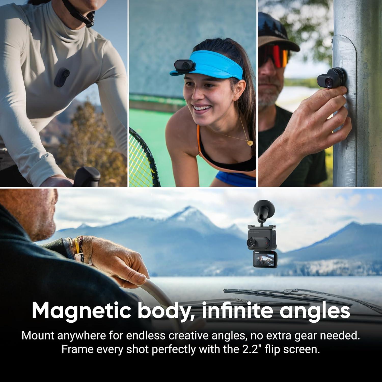 Cámara de Vlogging Insta360 GO 3S 64GB Negra 4K Impermeable