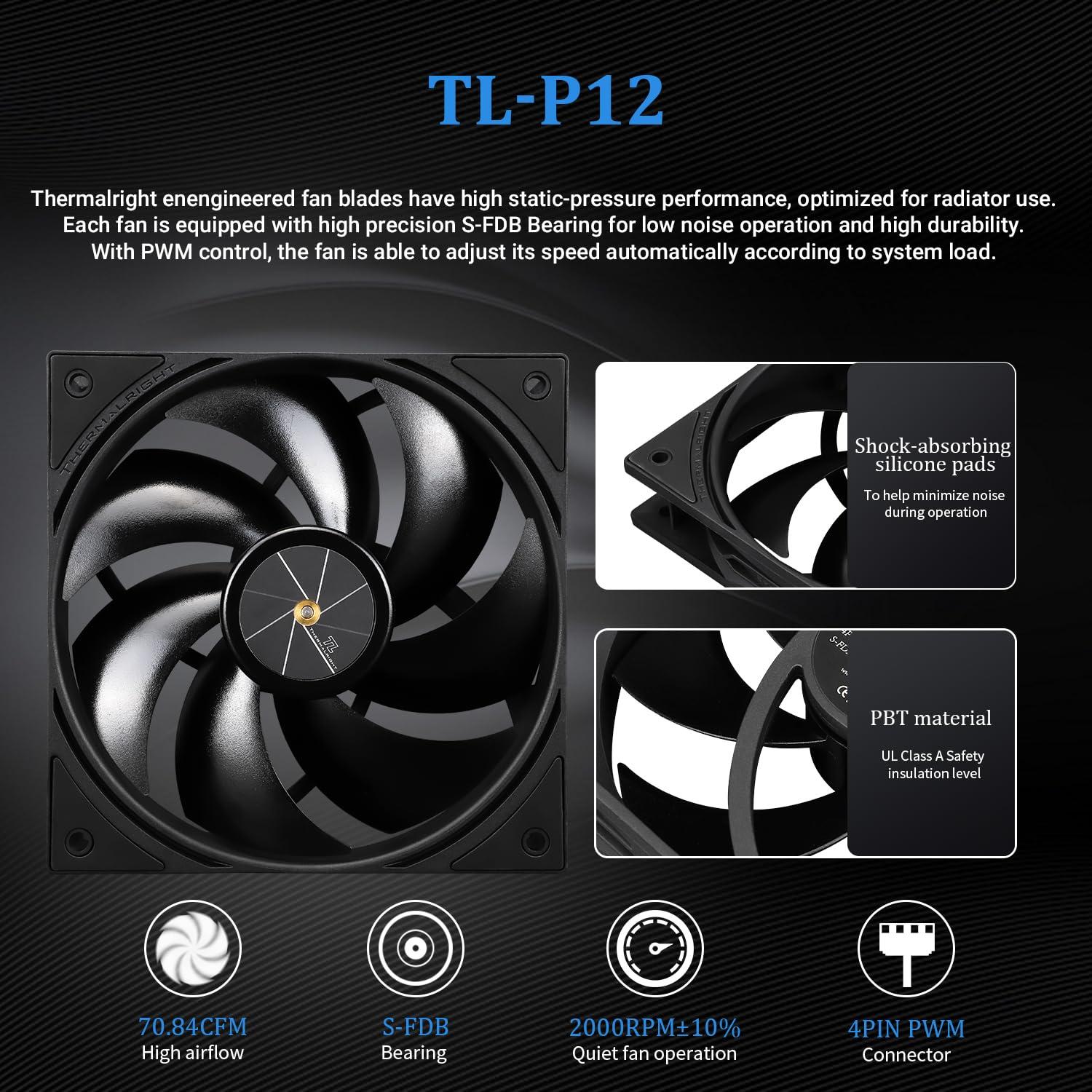 Enfriador de Agua para CPU Thermalright FW240 Negro 240mm