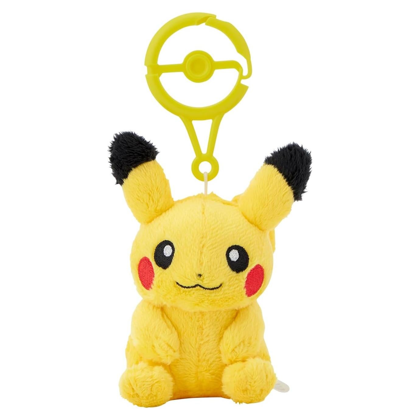Peluche Pikachu con Mosquetón Centro Pokémon 16.5 cm