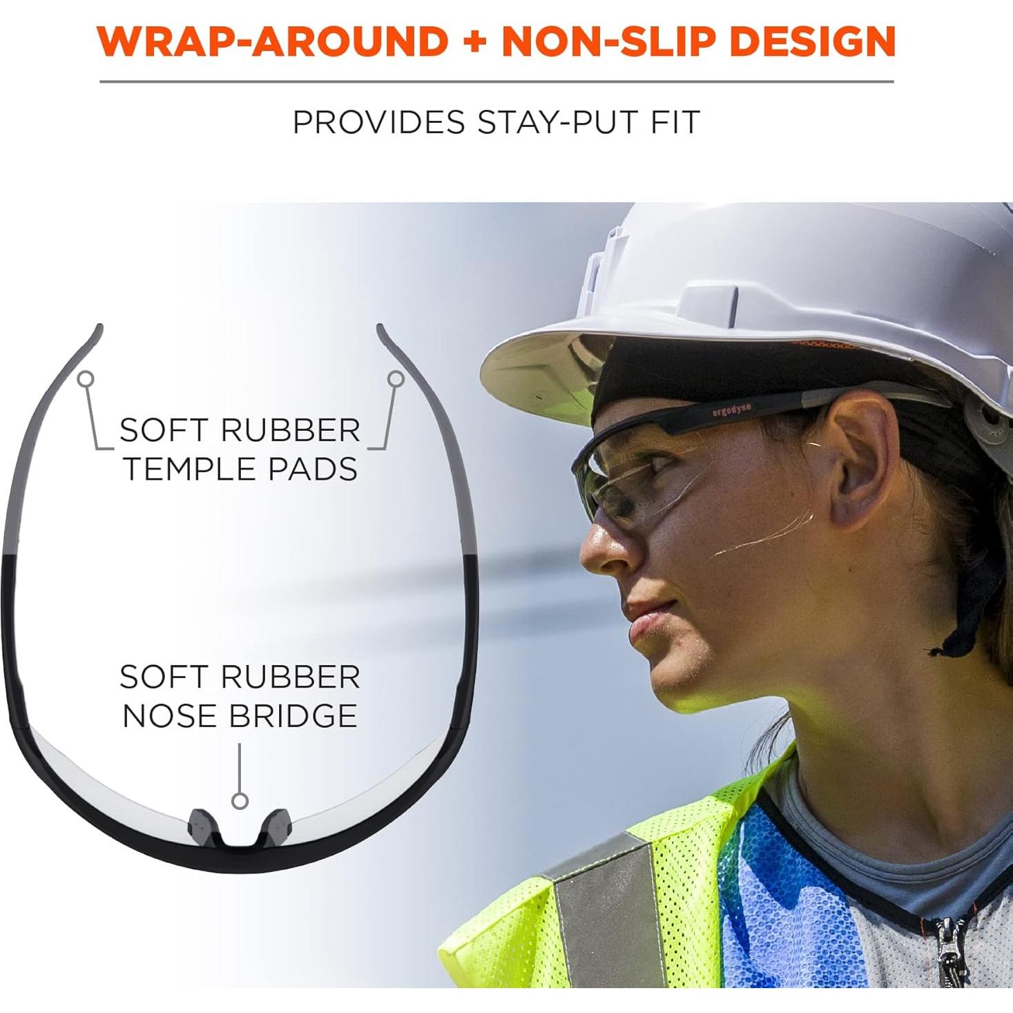 Gafas de Seguridad Ergodyne Skullerz SKOLL Anti Rayones y Niebla