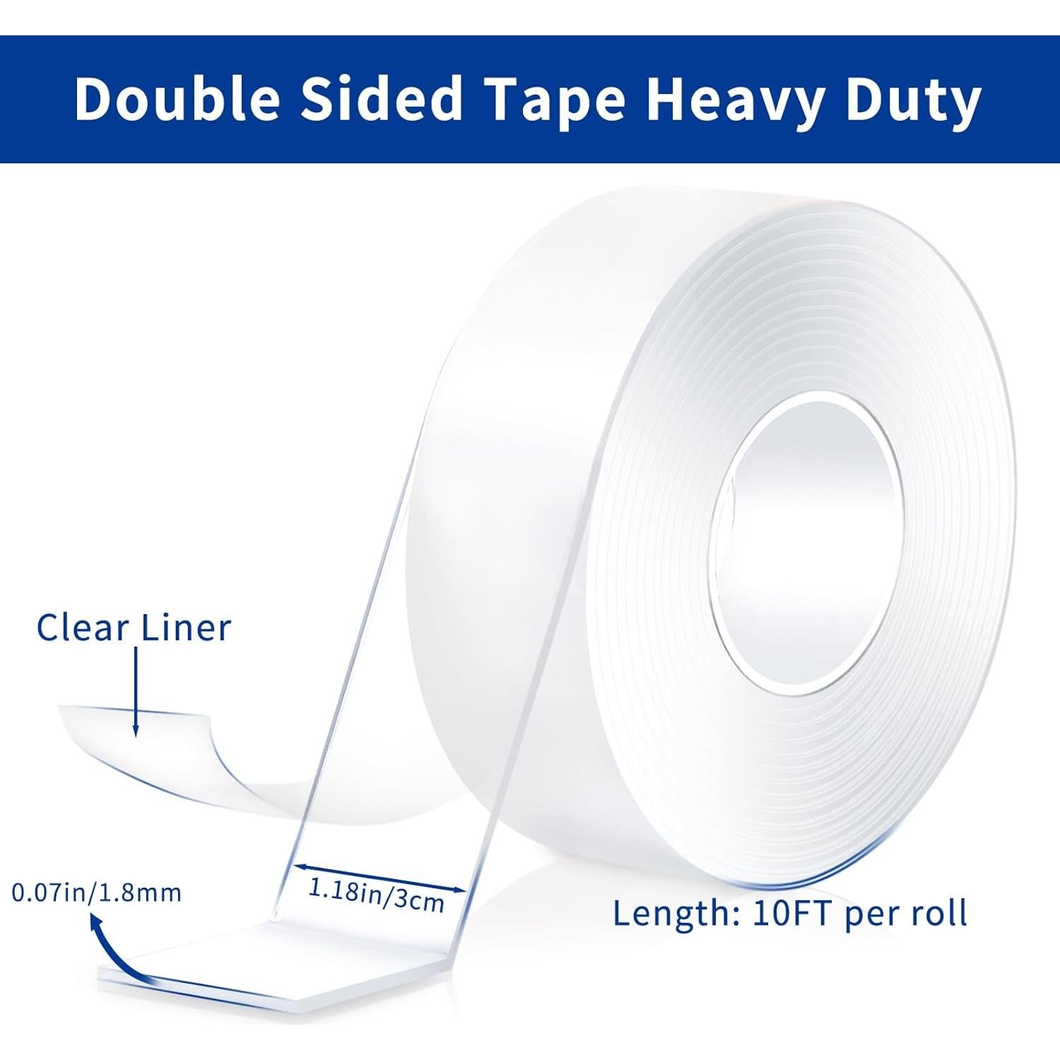 Cinta Doble Cara Nano Dntemr 6.1 Metros Alta Resistencia